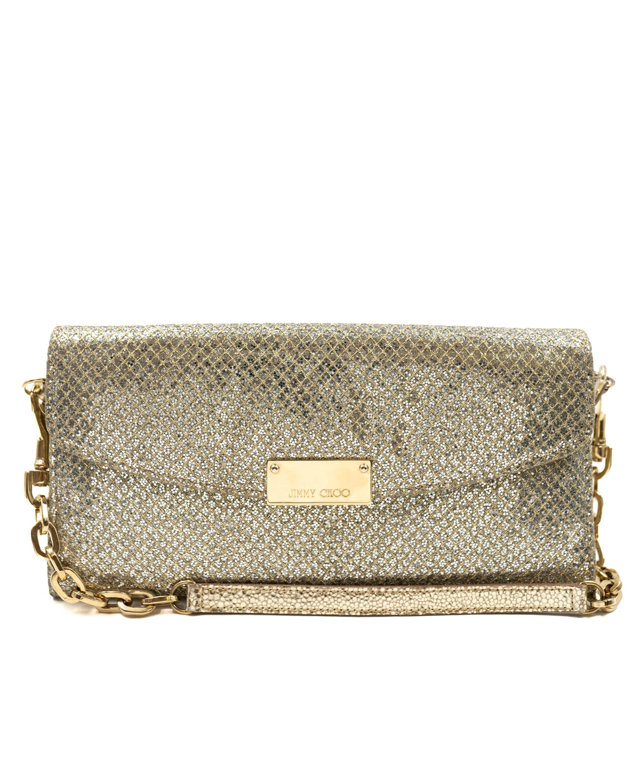 Jimmy Choo Jimmy Choo fold over clutch bag with GHW MW2869