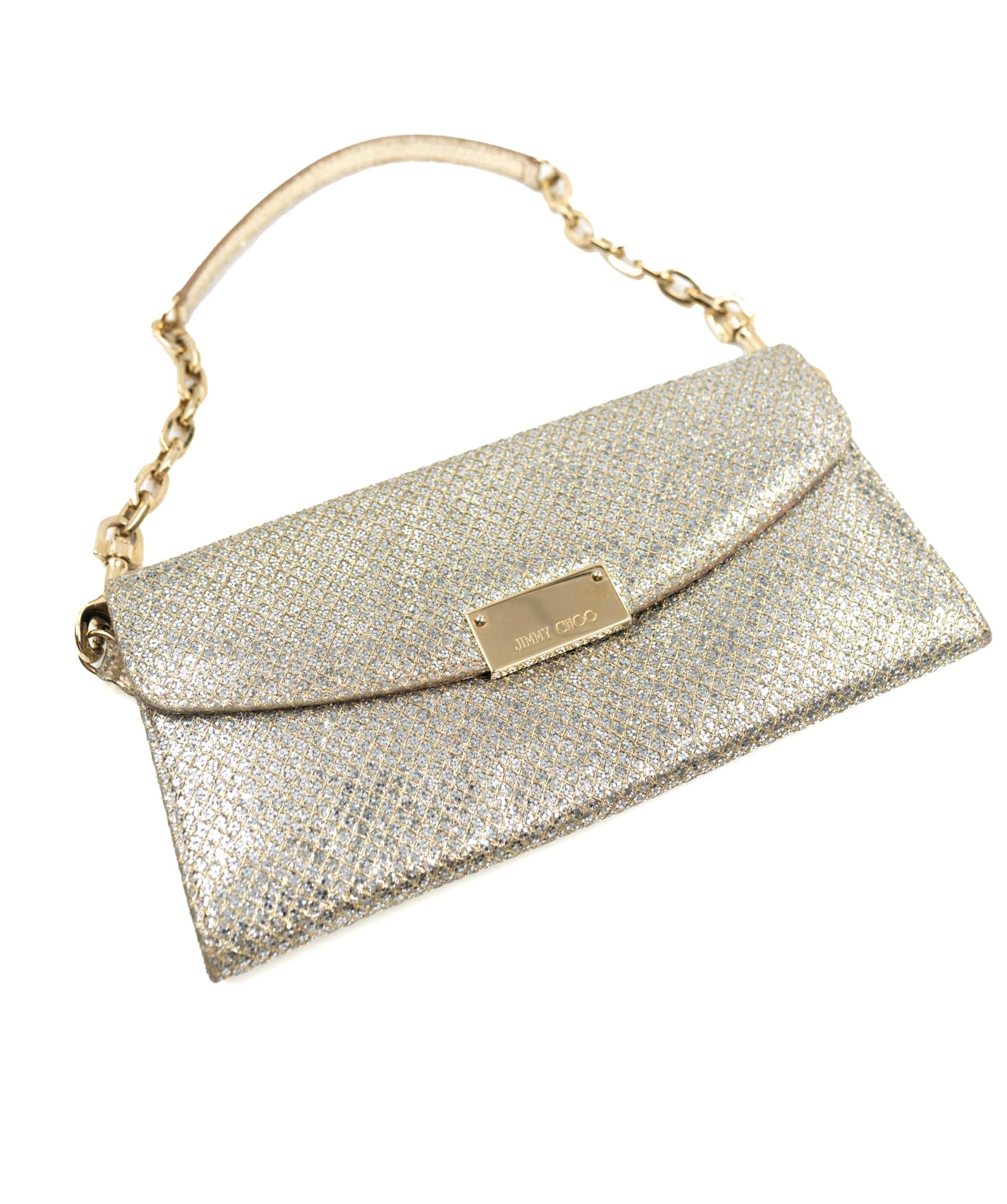 Jimmy Choo Jimmy Choo fold over clutch bag with GHW MW2869