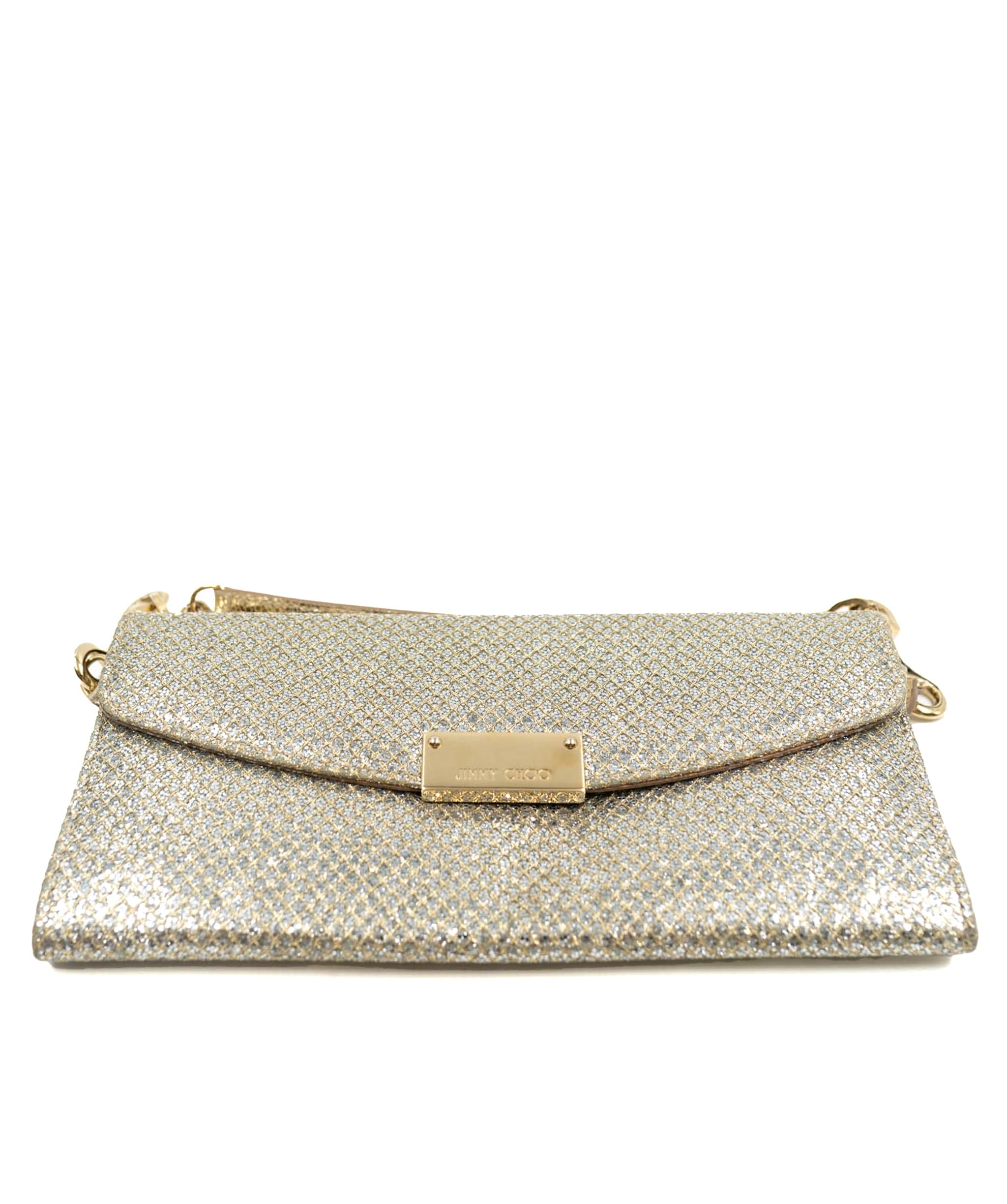 Jimmy Choo Jimmy Choo fold over clutch bag with GHW MW2869