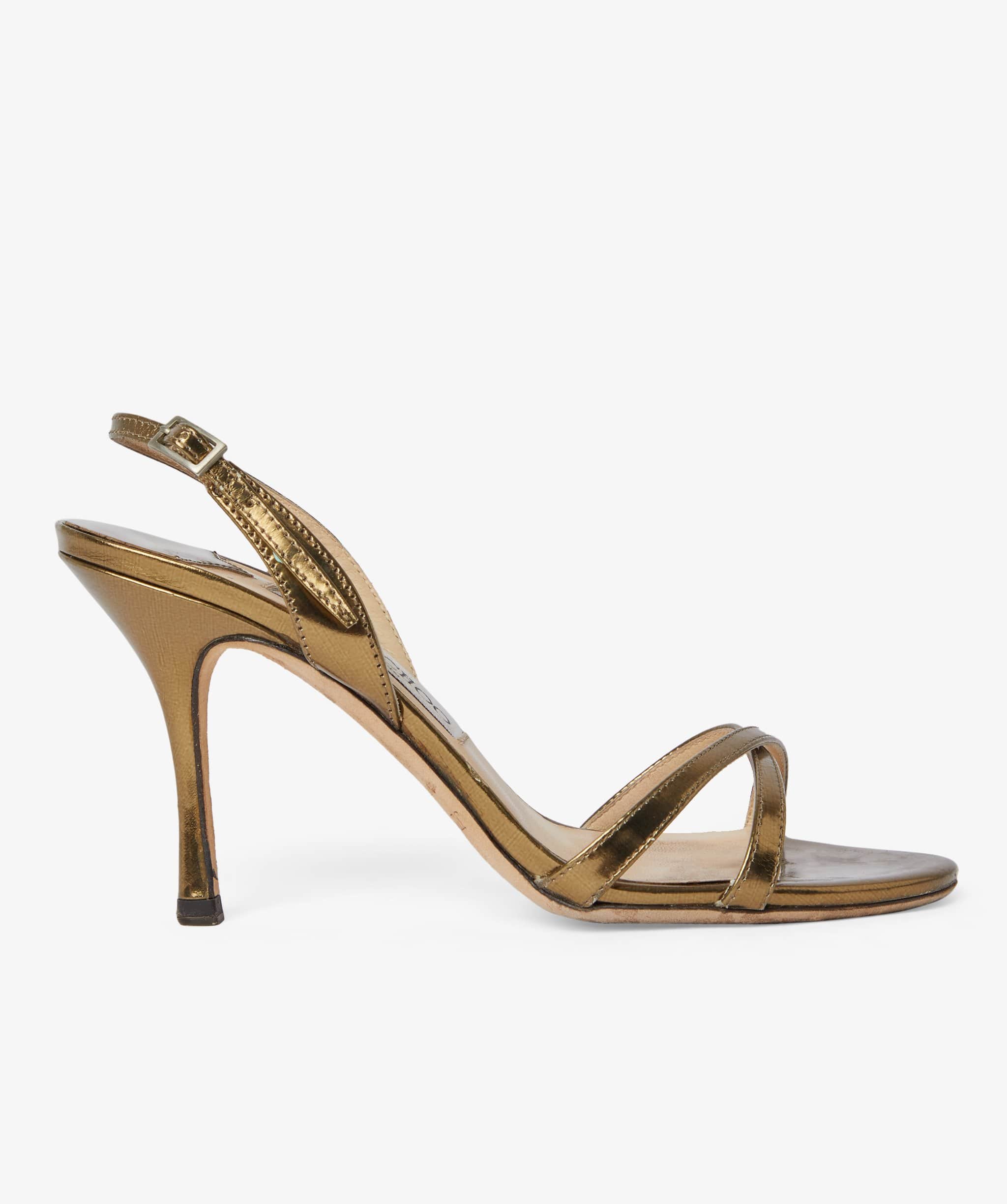 Jimmy Choo Jimmy Choo Gold Heels 36