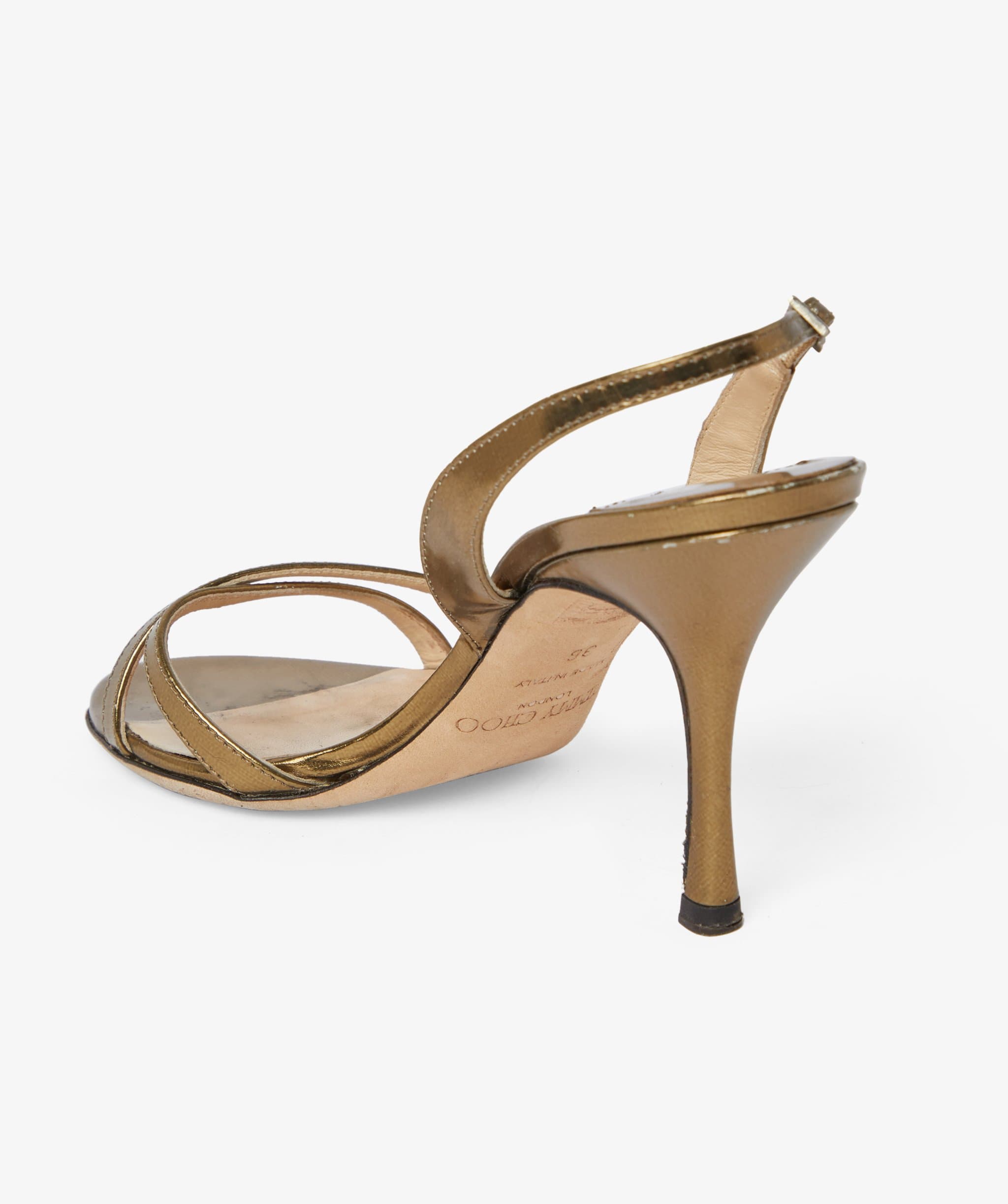 Jimmy Choo Jimmy Choo Gold Heels 36