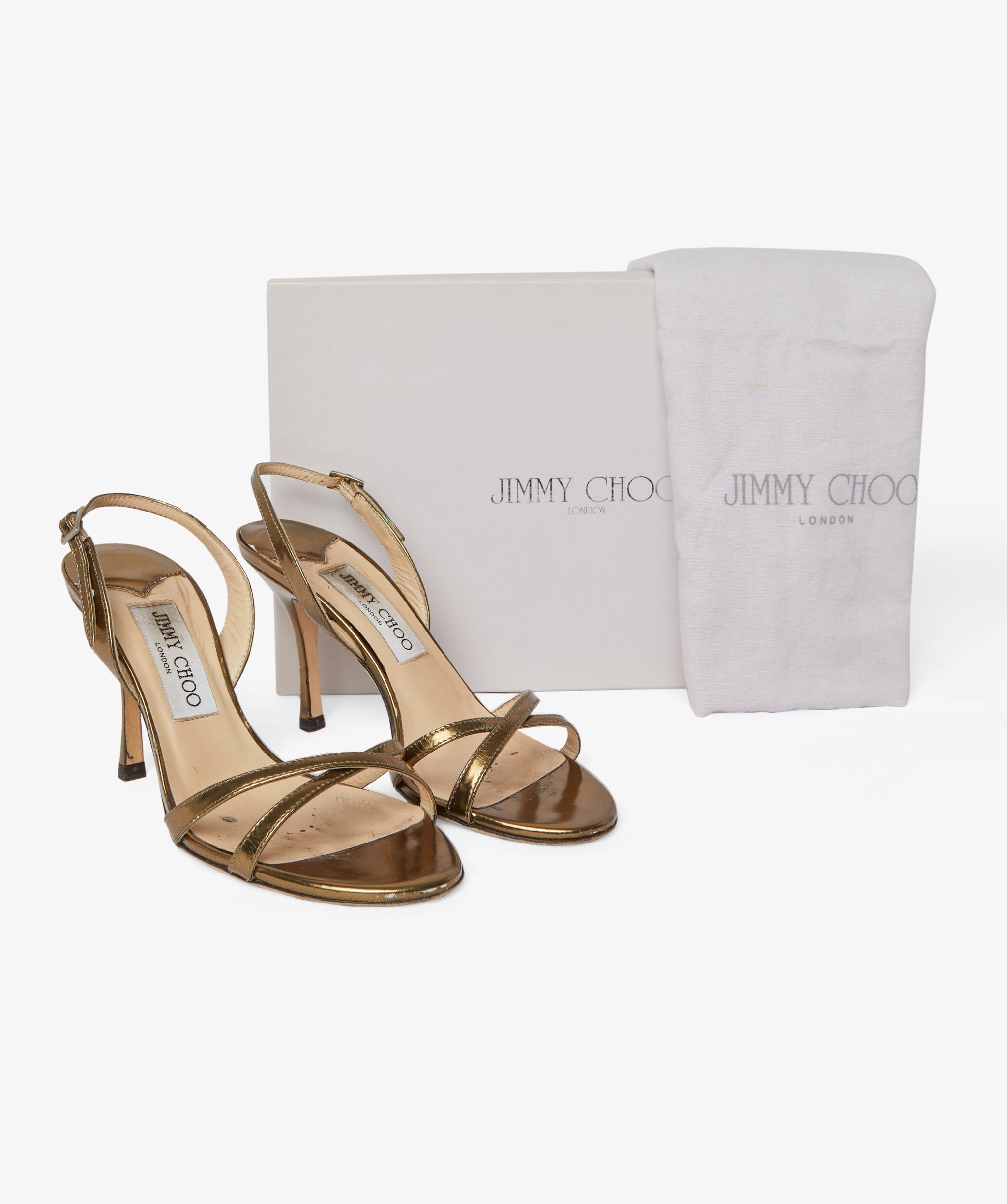 Jimmy Choo Jimmy Choo Gold Heels 36