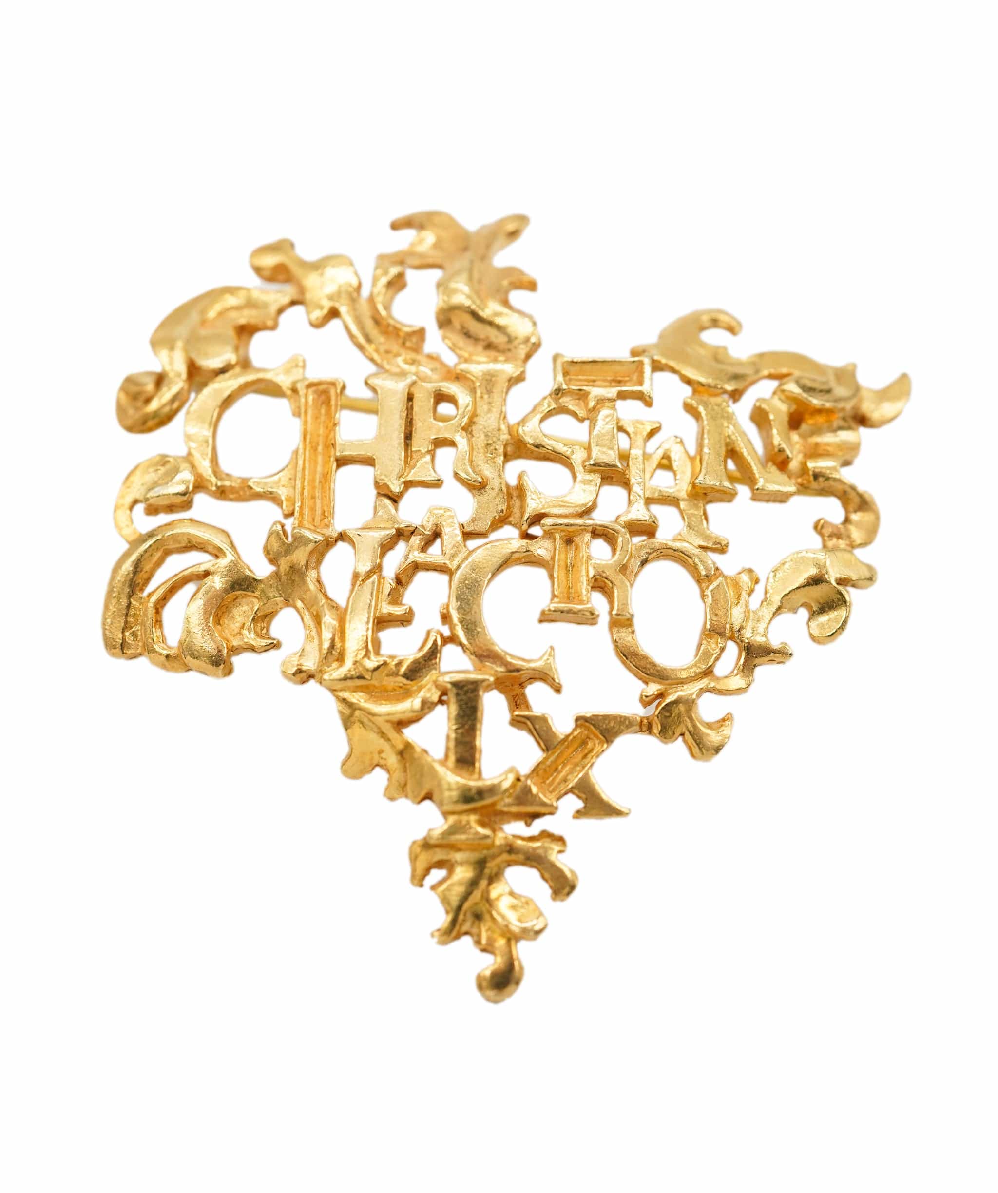 Lacroix Lacroix Gold Heart Brooch - AEL1159