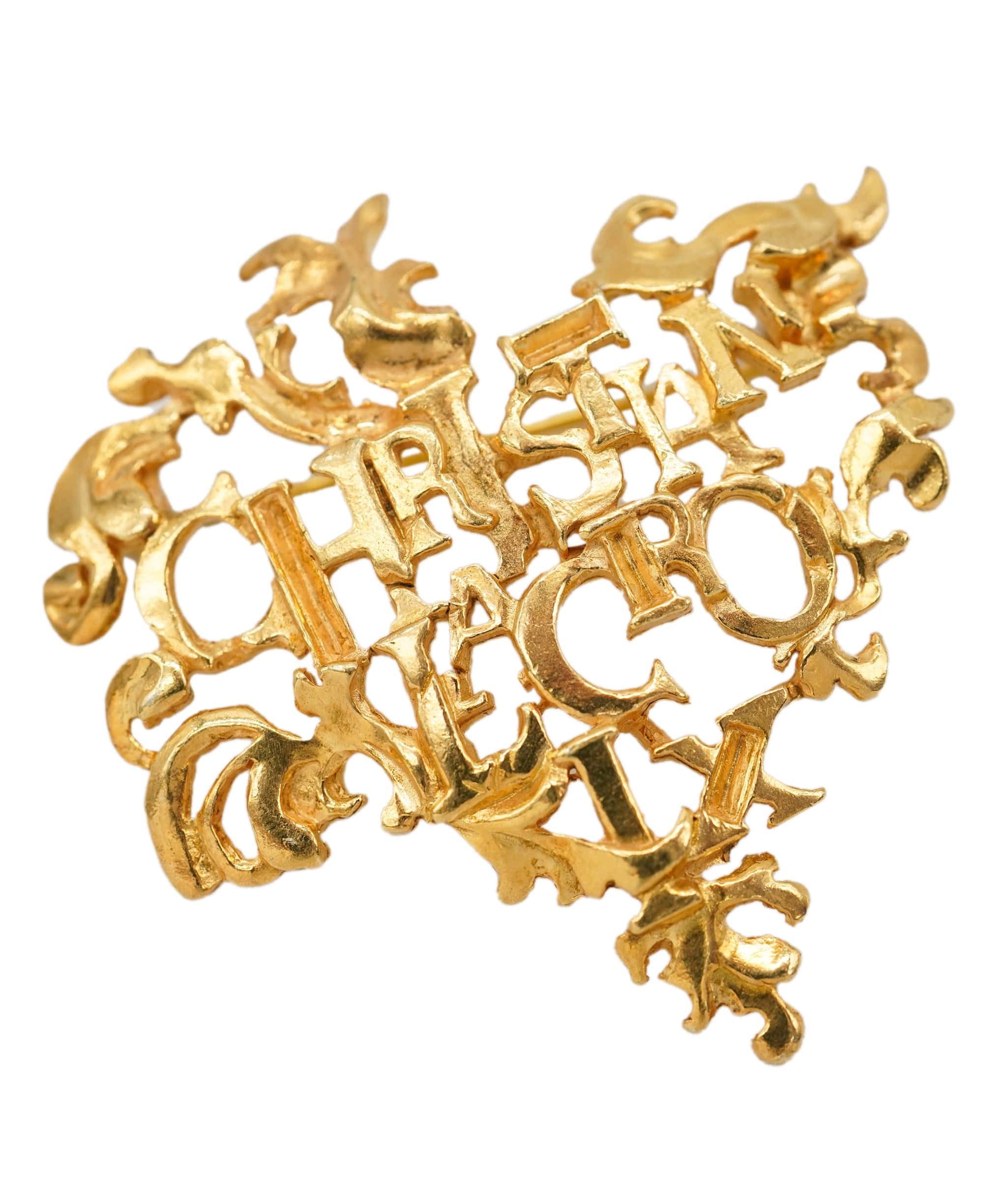 Lacroix Lacroix Gold Heart Brooch - AEL1159