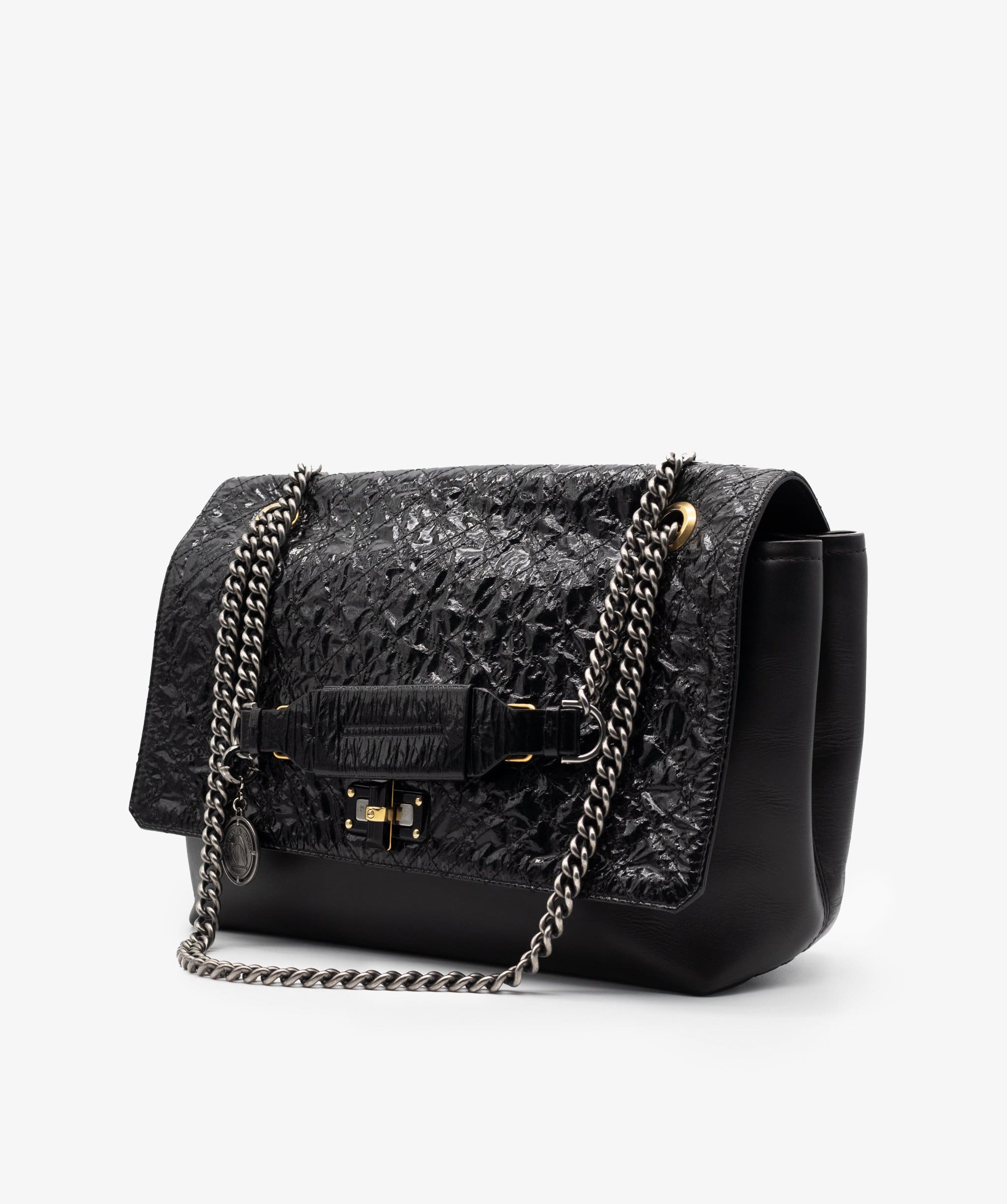 Lanvin Lanvin Happy Patent Flap Bag