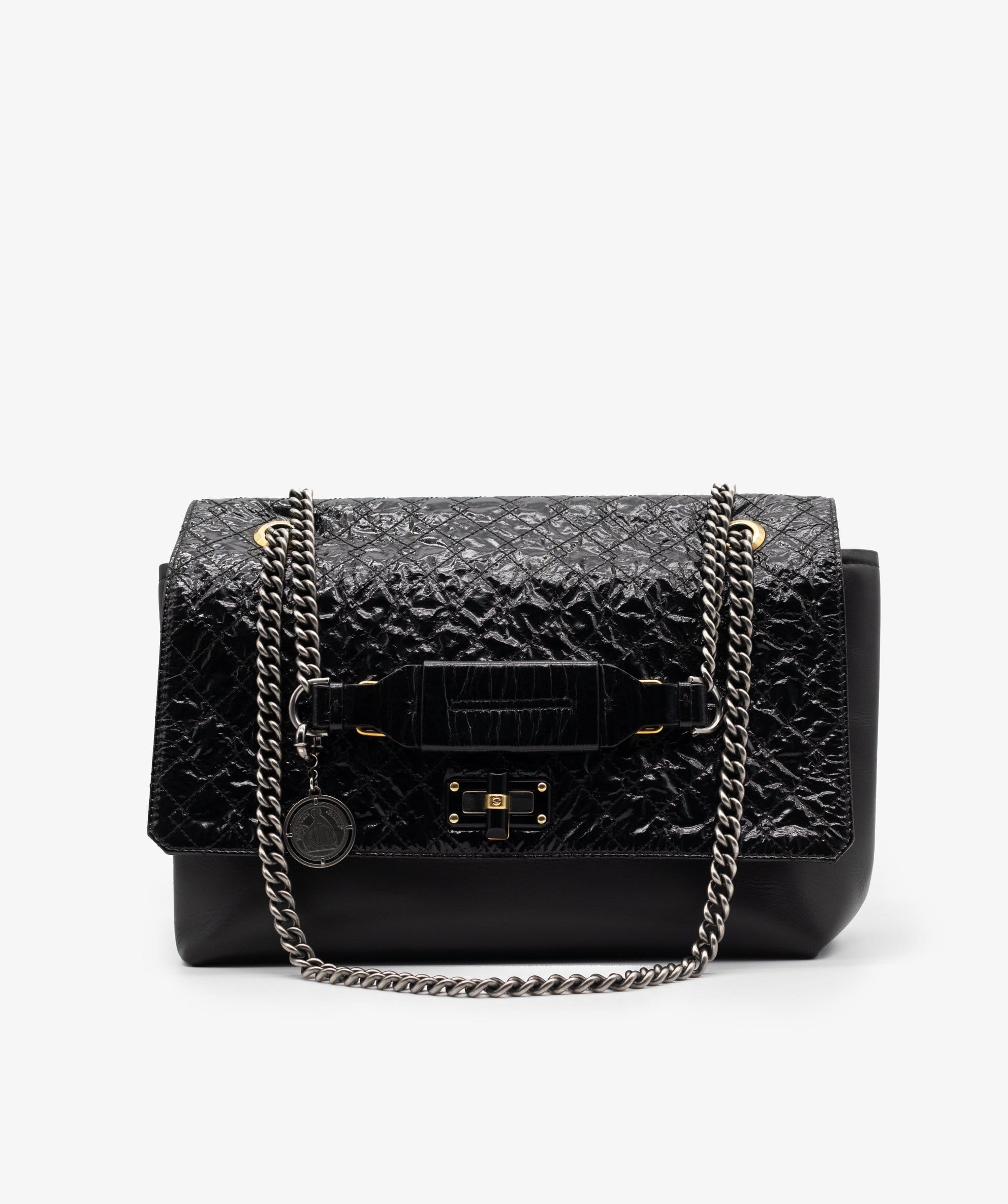 Lanvin Lanvin Happy Patent Flap Bag