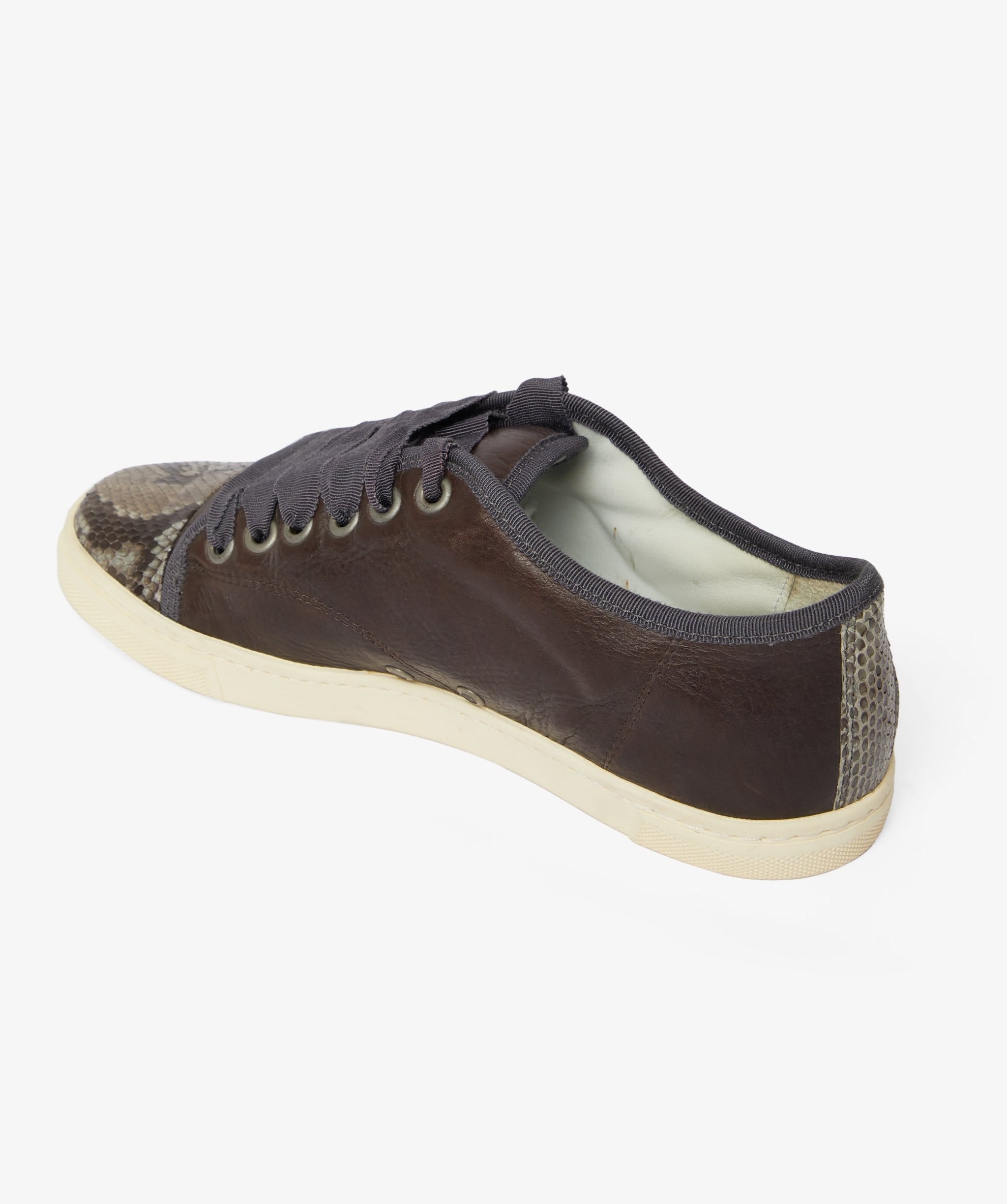 Lanvin Lanvin Brown Python Sneakers 36 EU