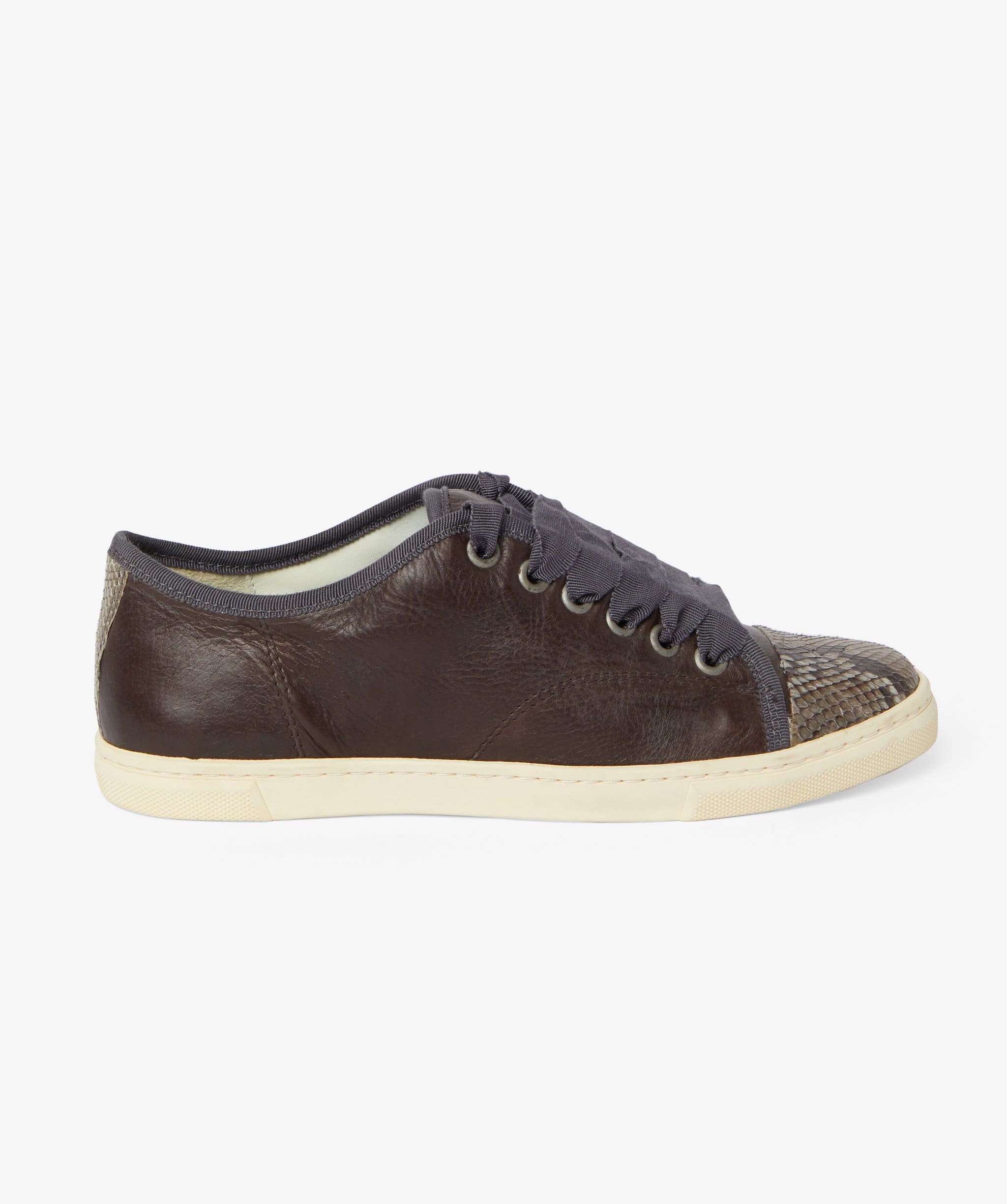 Lanvin Lanvin Brown Python Sneakers 36 EU