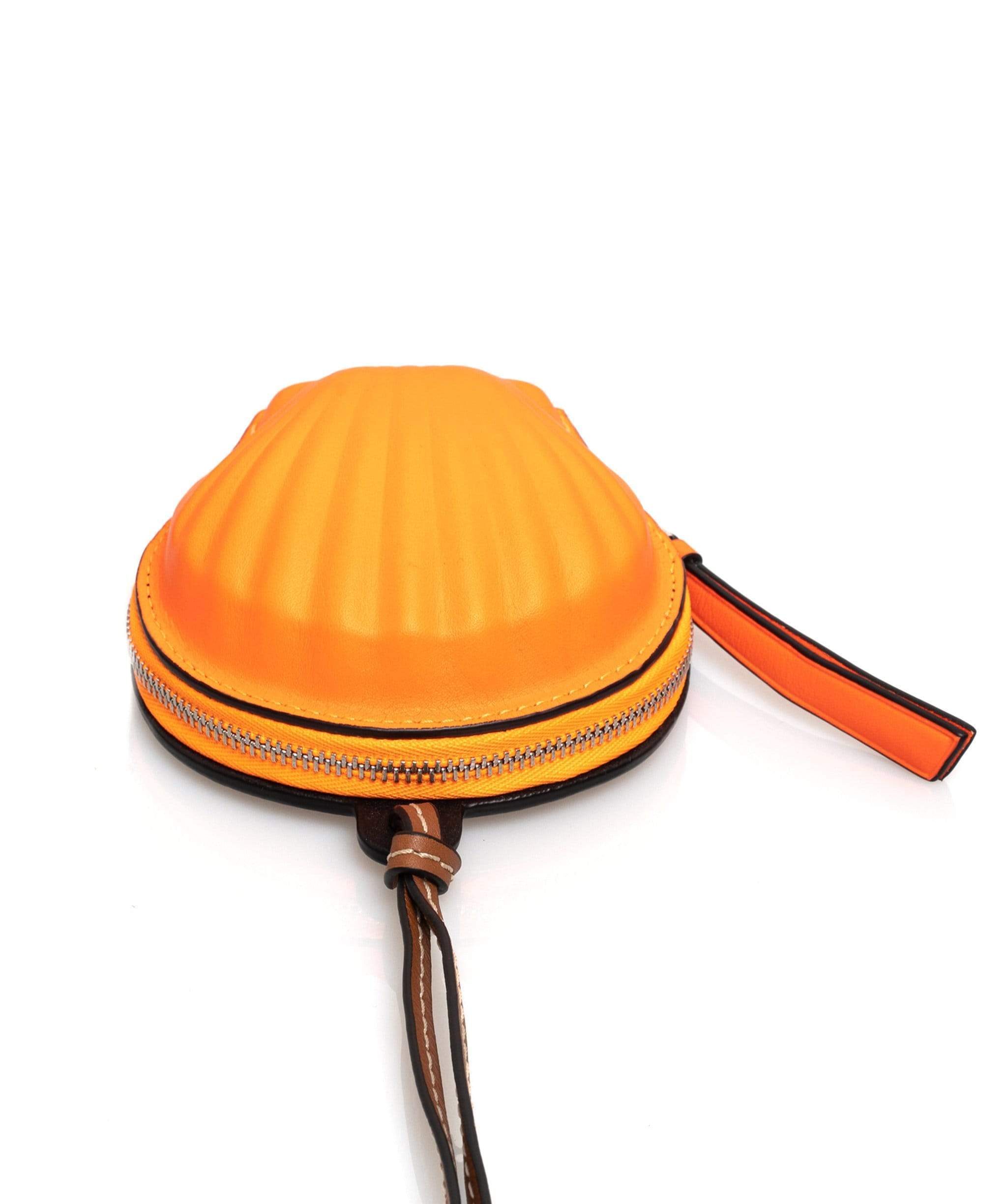 Loewe Loewe Seashell Pouch in Orange MW2573