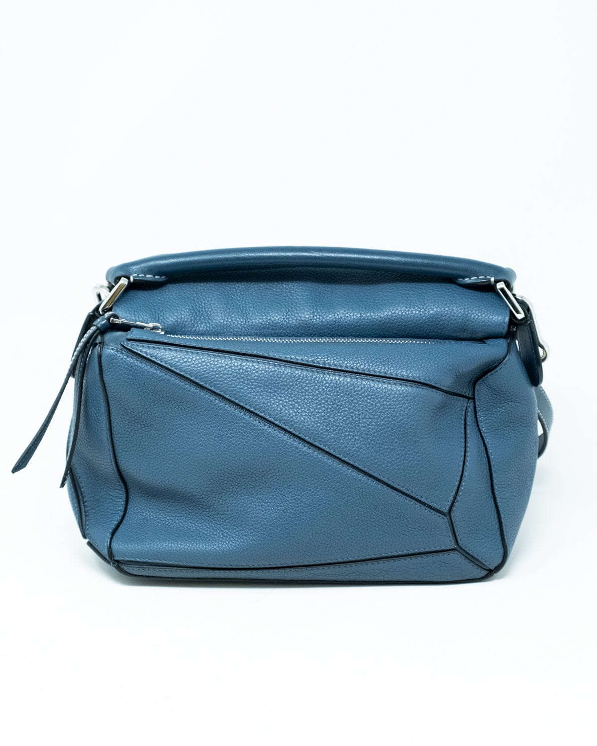 Loewe Loewe Blue Leather Puzzle Bag - AGL1766