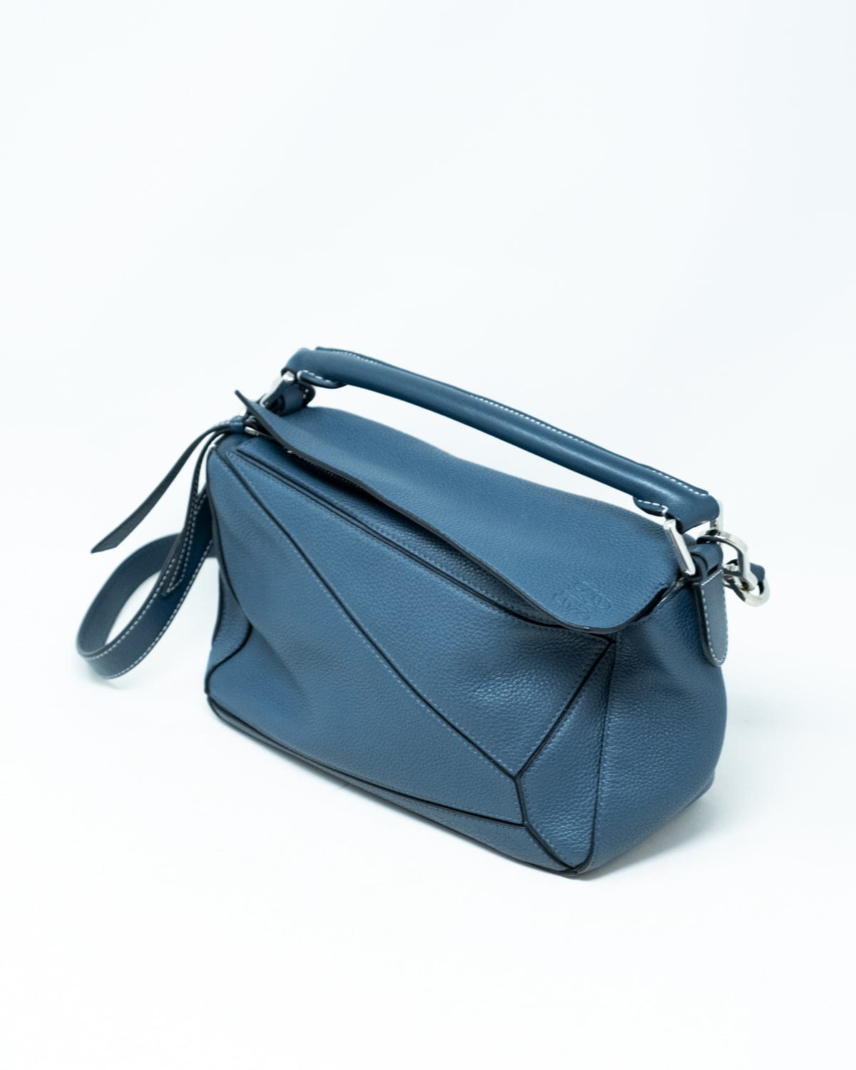 Loewe Loewe Blue Leather Puzzle Bag - AGL1766