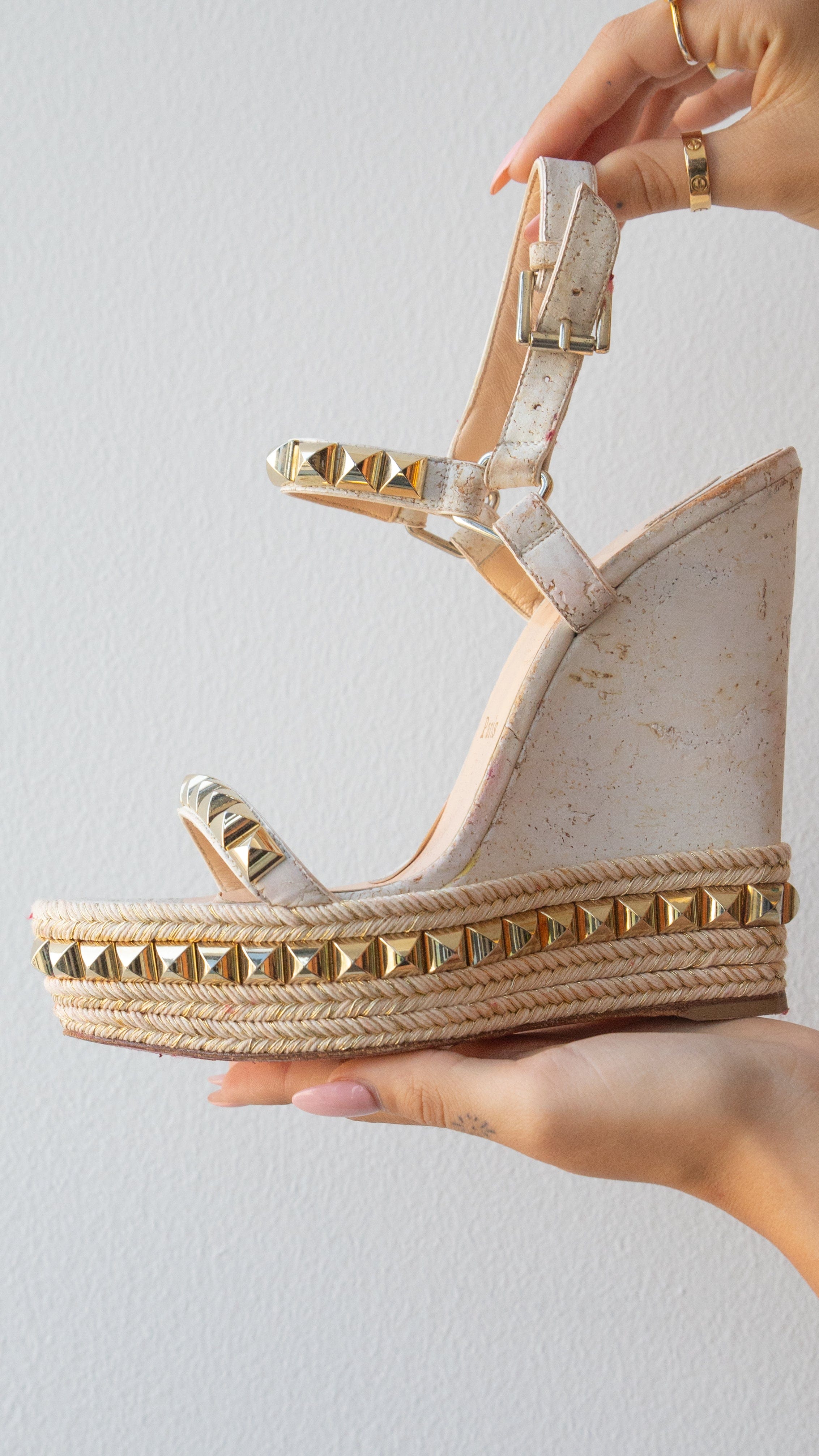 Louboutin Christian Louboutin Wedge Heels 38