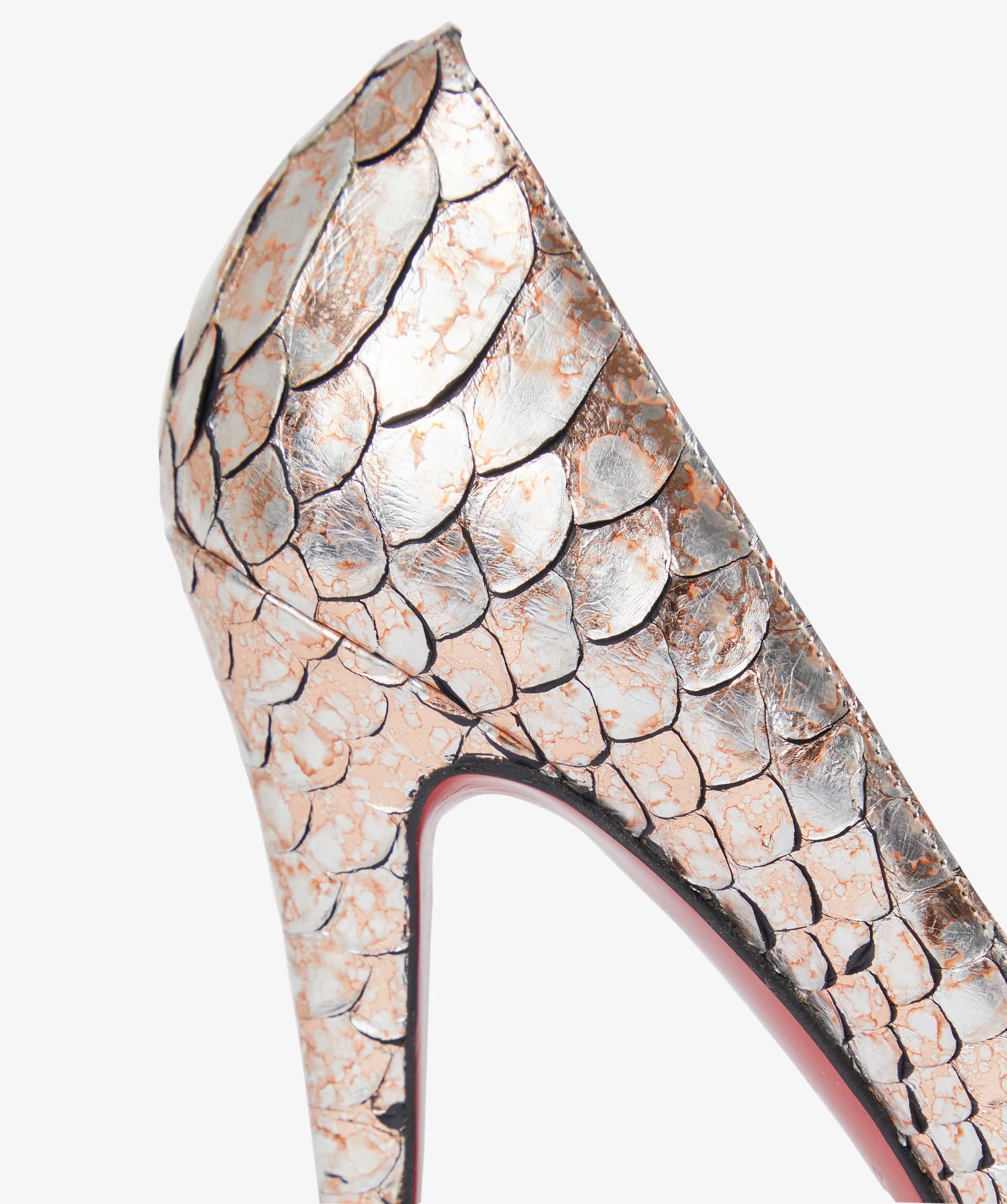 Louboutin Louboutin Python So Kate Metallic Pumps 36.5 EU