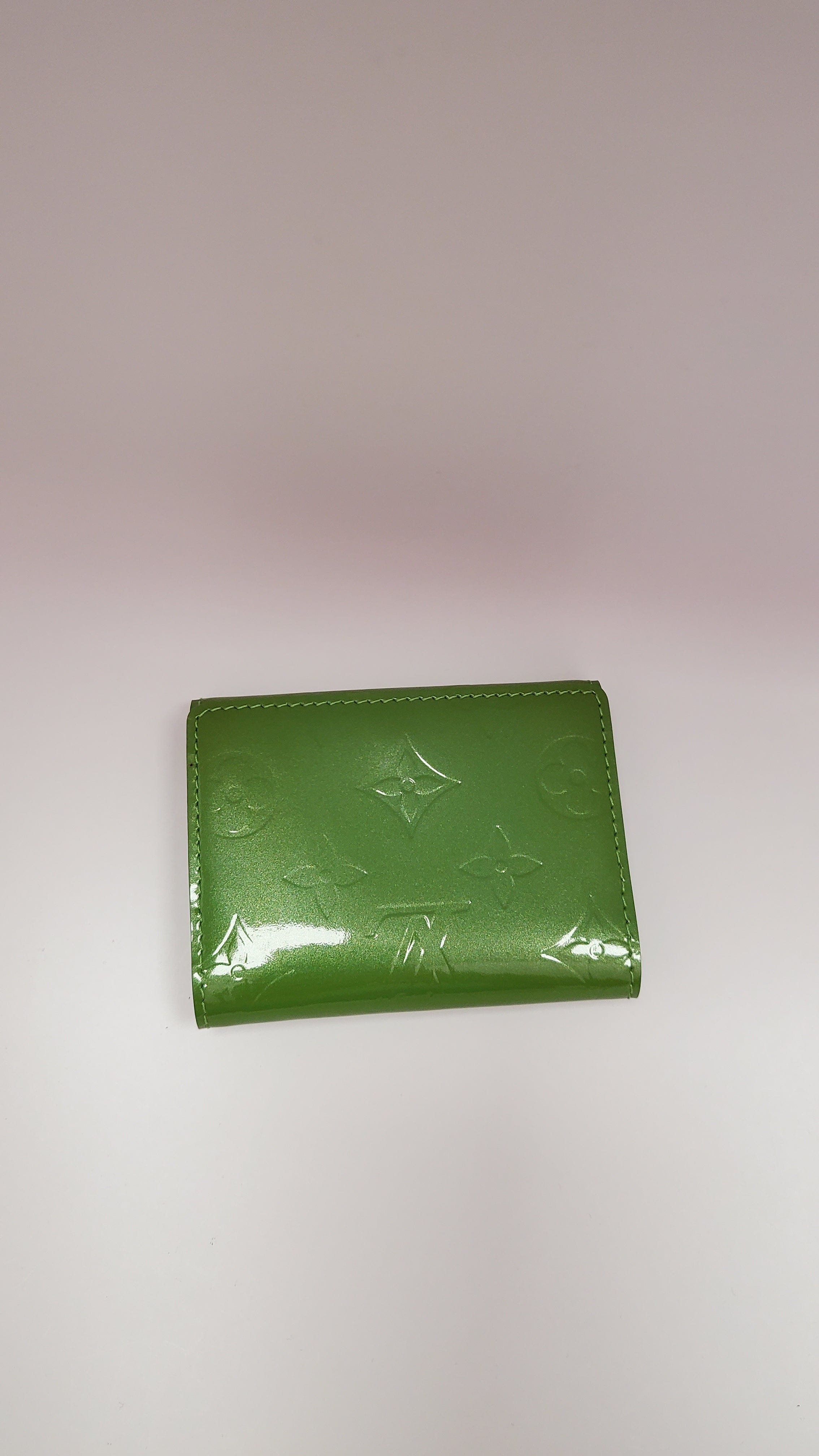 Louis Vuitton Louis Vuitton Alexandra Green Vernis Compact Wallet  SKC1090