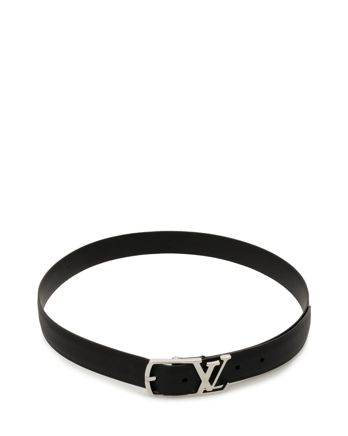 Louis Vuitton Louis Vuitton Black Leather Belt  - AGL1507