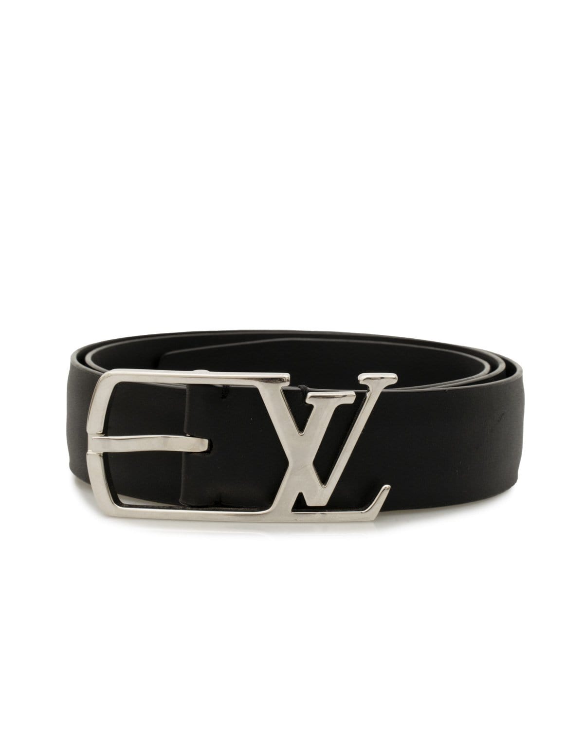 Louis Vuitton Louis Vuitton Black Leather Belt  - AGL1507