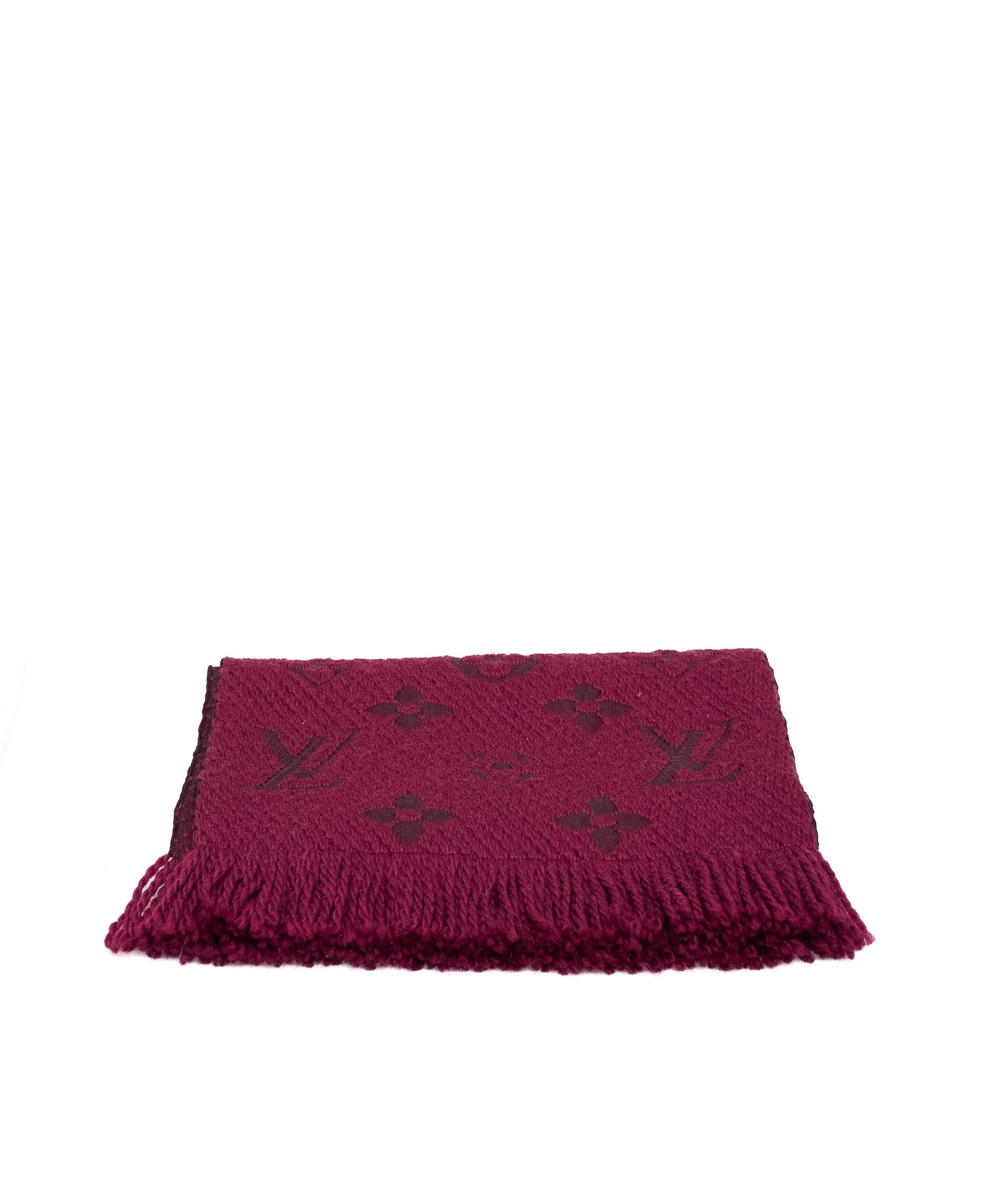 Louis Vuitton Louis Vuitton Burgundy Wool Scarf - AWL1763