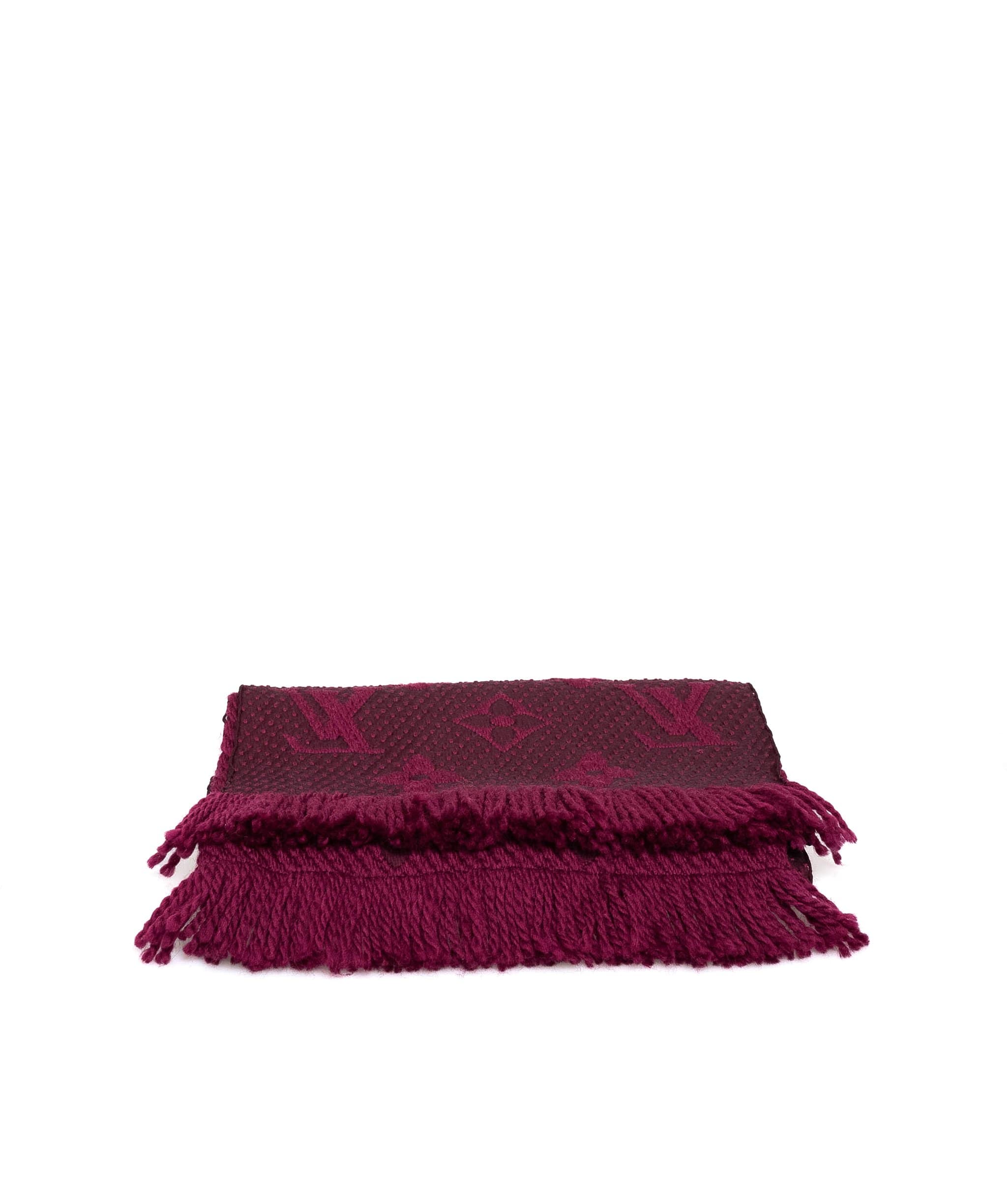 Louis Vuitton Louis Vuitton Burgundy Wool Scarf - AWL1763