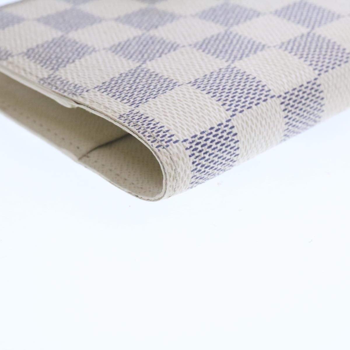 Louis Vuitton LOUIS VUITTON Damier Azur Agenda PM Day Planner Cover CA3037