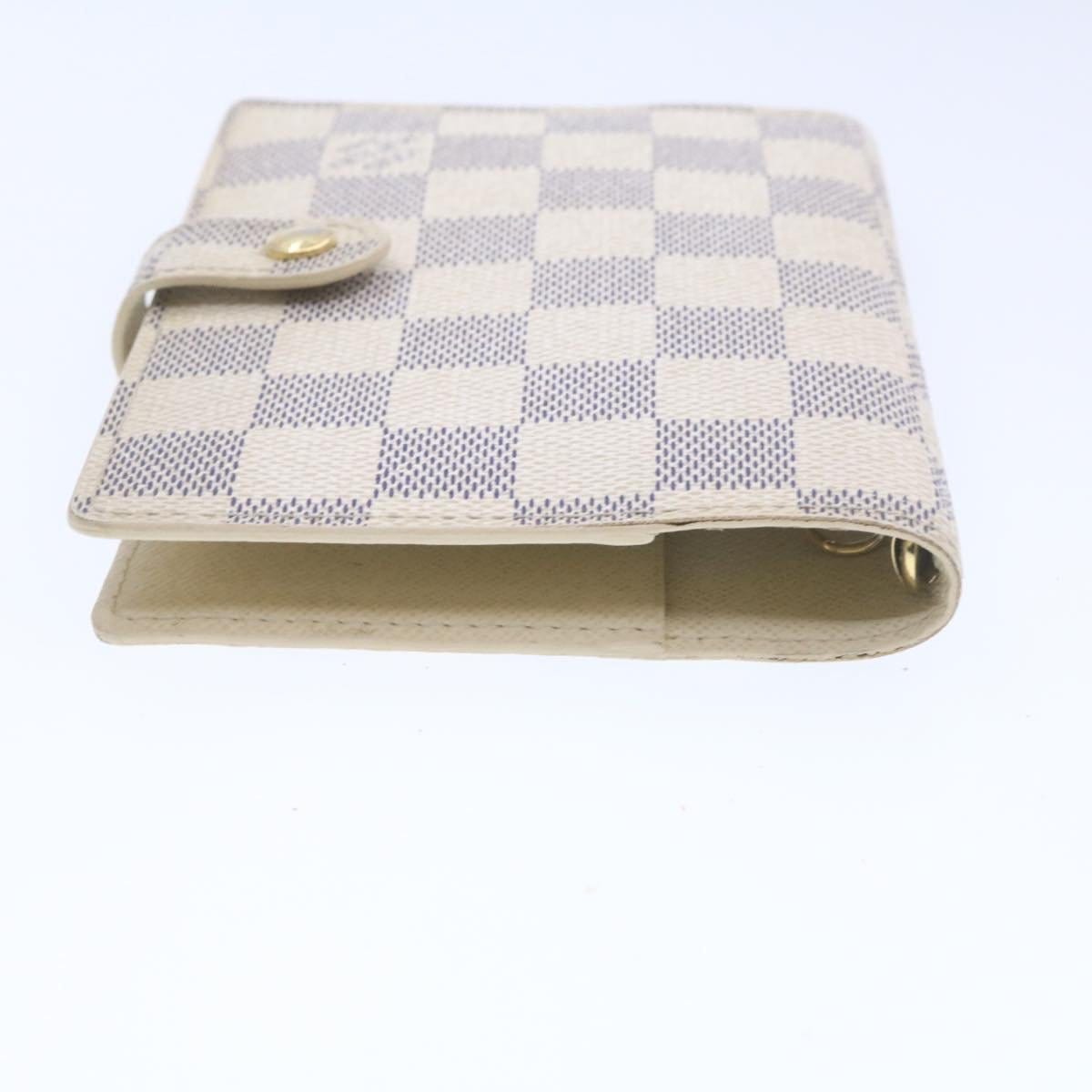 Louis Vuitton LOUIS VUITTON Damier Azur Agenda PM Day Planner Cover CA3037