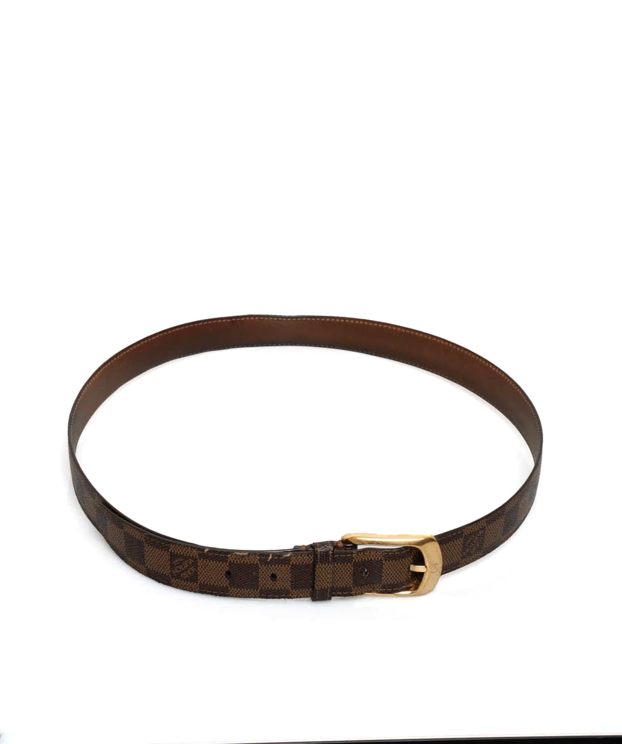 Louis Vuitton Louis Vuitton Damier Canvas Belt GHW - AGL1412