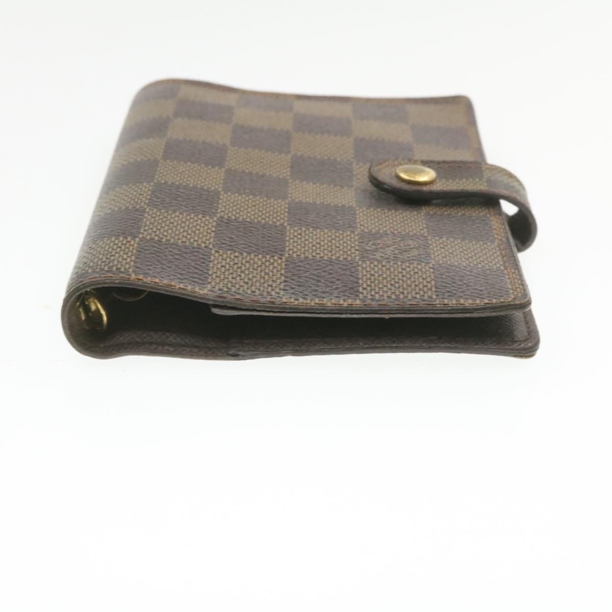 Louis Vuitton LOUIS VUITTON Damier Ebene Agenda PM Day Planner Cover CA0055