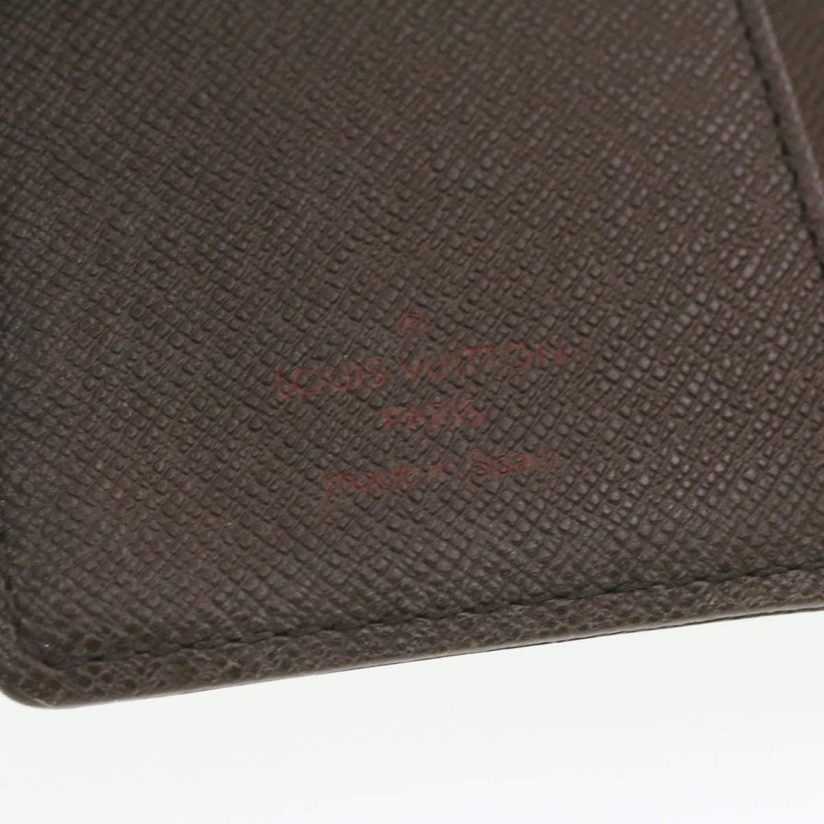 Louis Vuitton LOUIS VUITTON Damier Ebene Agenda PM Day Planner Cover CA0055