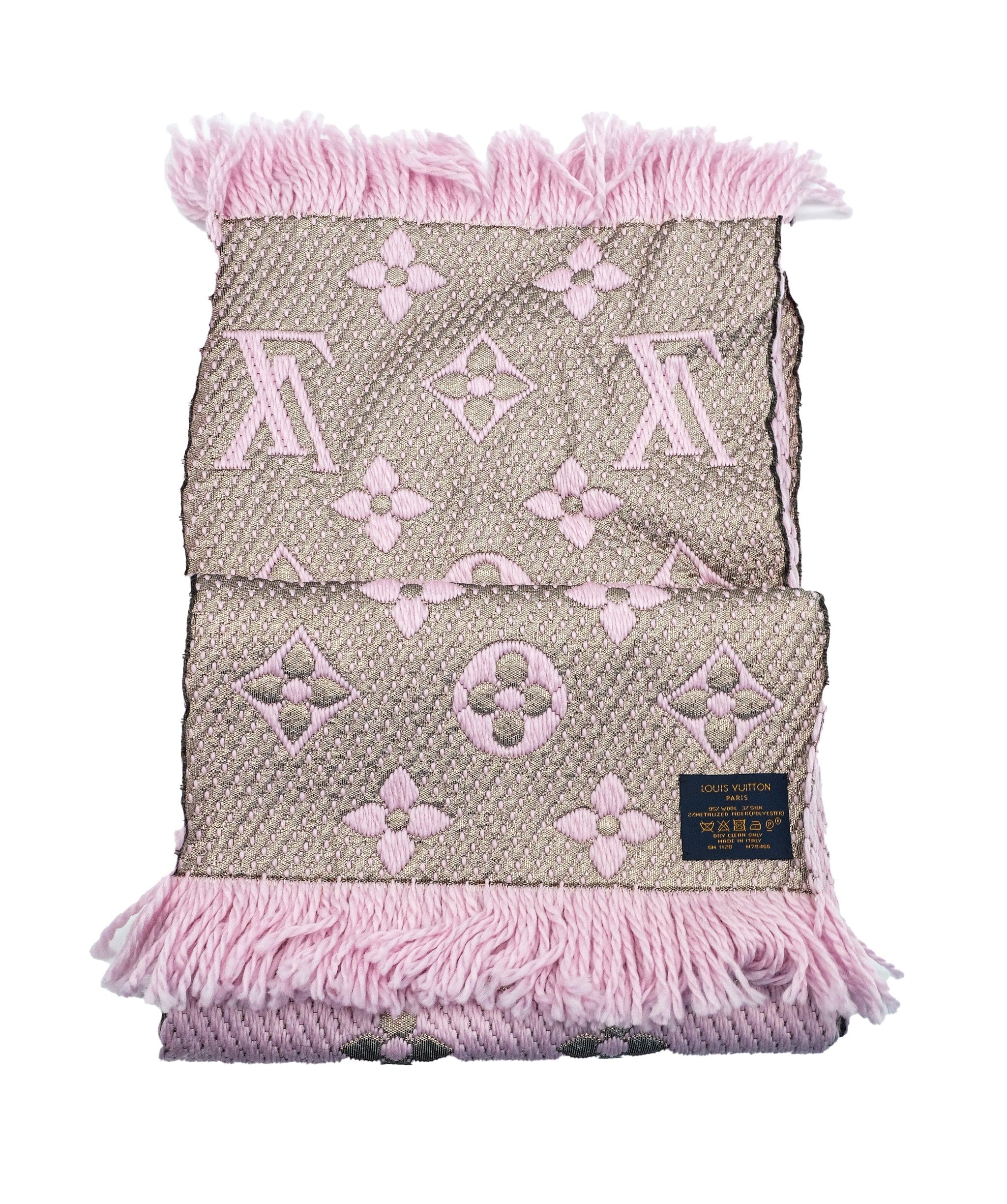 Louis Vuitton Louis Vuitton Knit Scarf Pink RJL1844