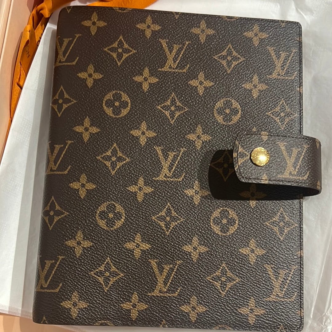 Louis Vuitton Louis Vuitton Large Ring Agenda Cover Monogram ASL6241