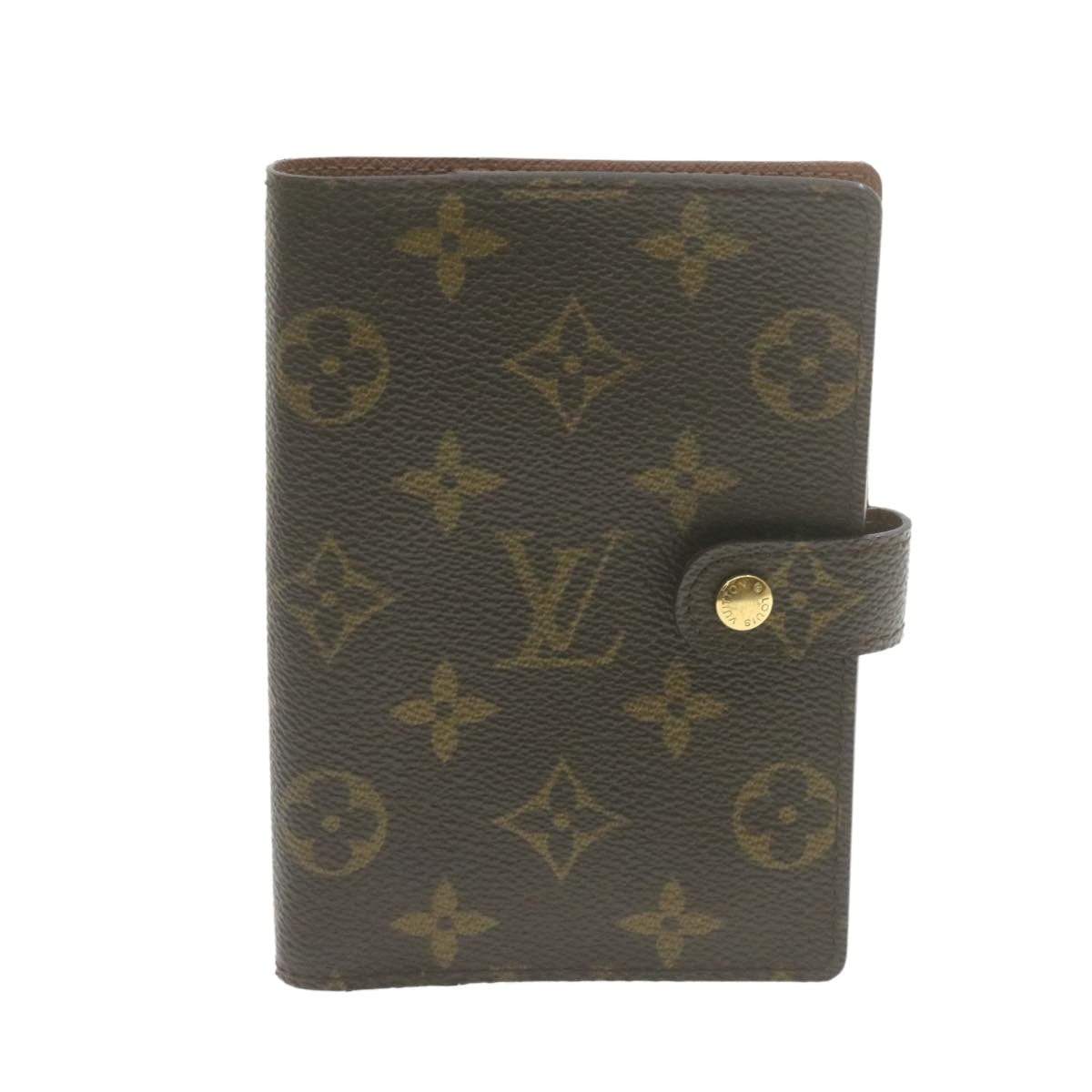 Louis Vuitton LOUIS VUITTON Monogram Agenda PM Day Planner Cover AWL1179