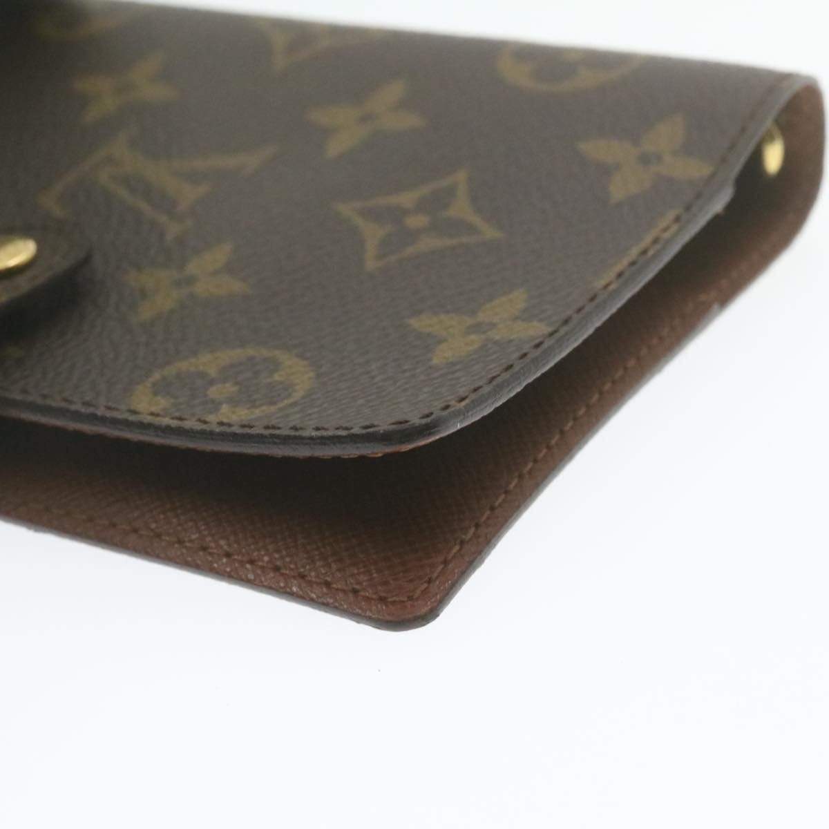 Louis Vuitton LOUIS VUITTON Monogram Agenda PM Day Planner Cover AWL1179