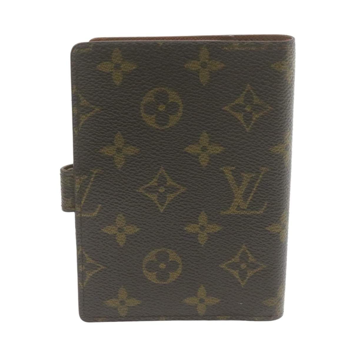 Louis Vuitton LOUIS VUITTON Monogram Agenda PM Day Planner Cover AWL1185