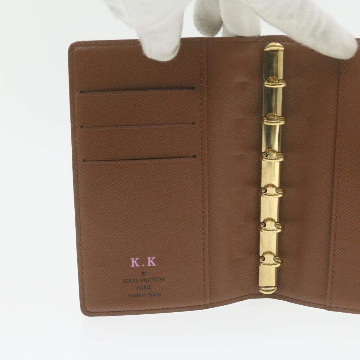 Louis Vuitton LOUIS VUITTON Monogram Agenda PM Day Planner Cover AWL1185