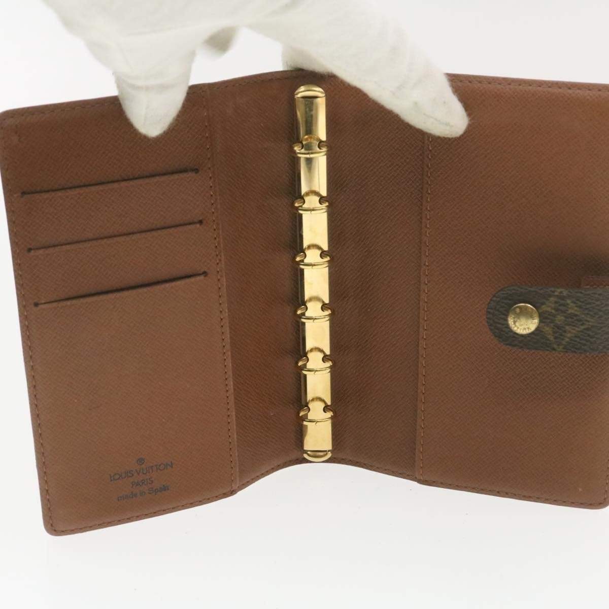 Louis Vuitton LOUIS VUITTON Monogram Agenda PM Day Planner Cover CA0979