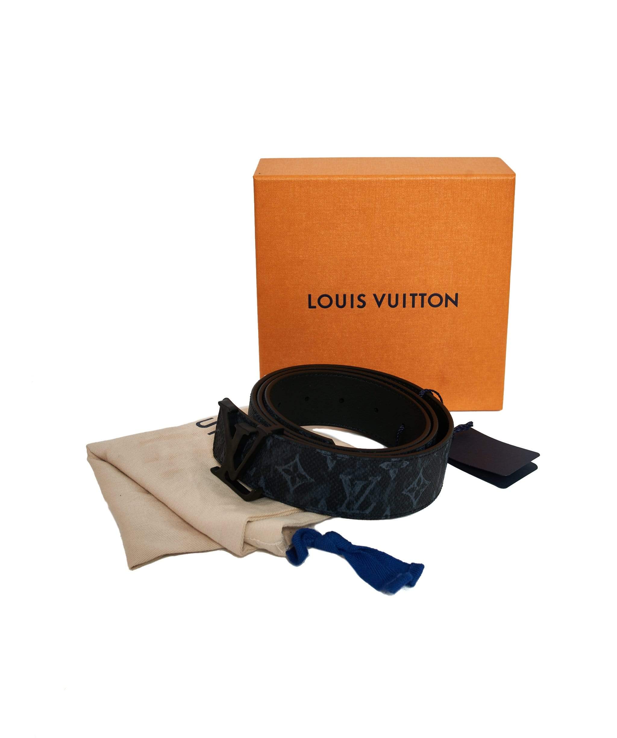 Louis Vuitton Louis Vuitton Monogram Black Leather Belt - AGL1205