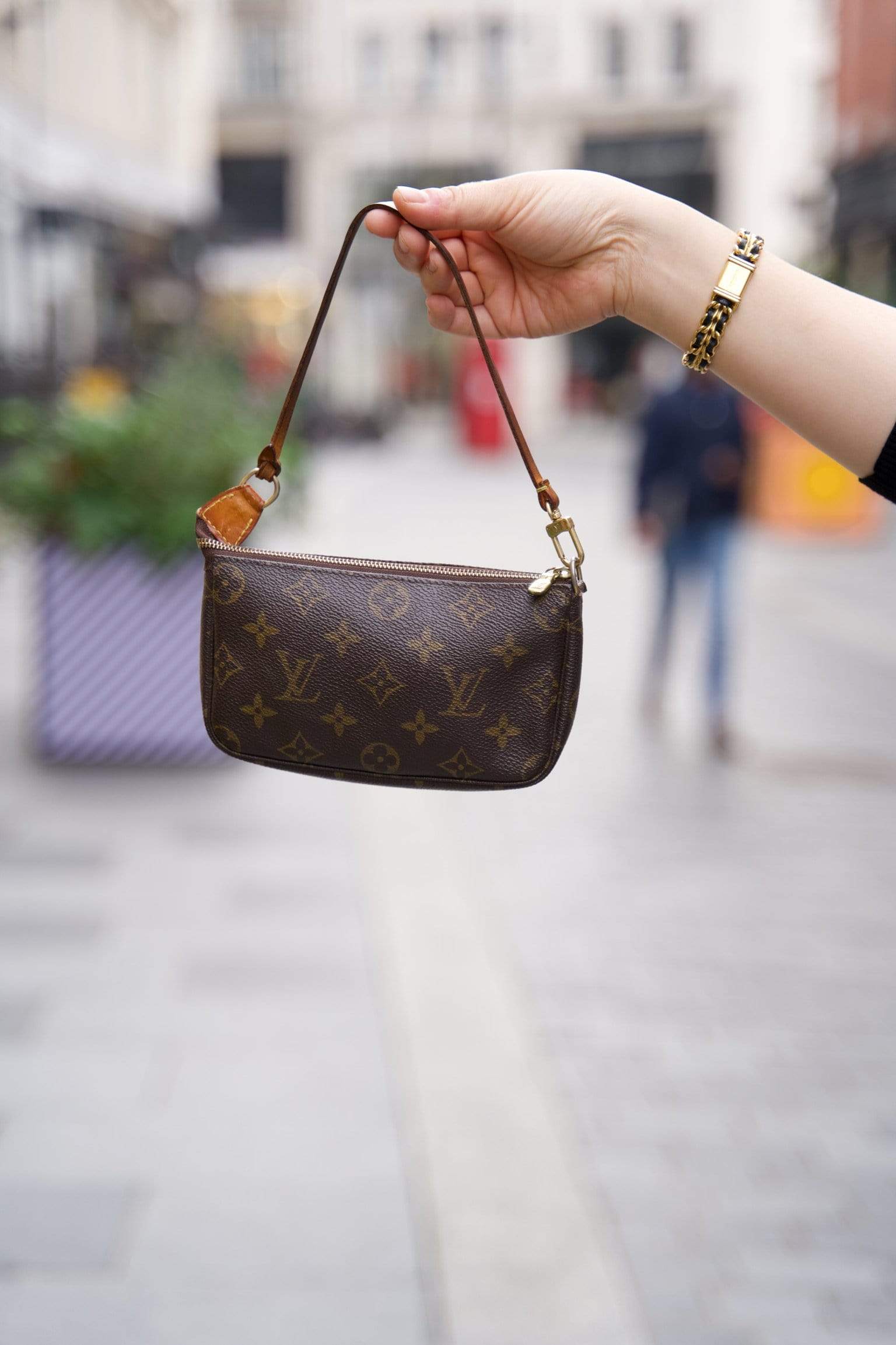 Louis Vuitton LOUIS VUITTON Monogram Mini Micro Pochette Bag  - AWL1798