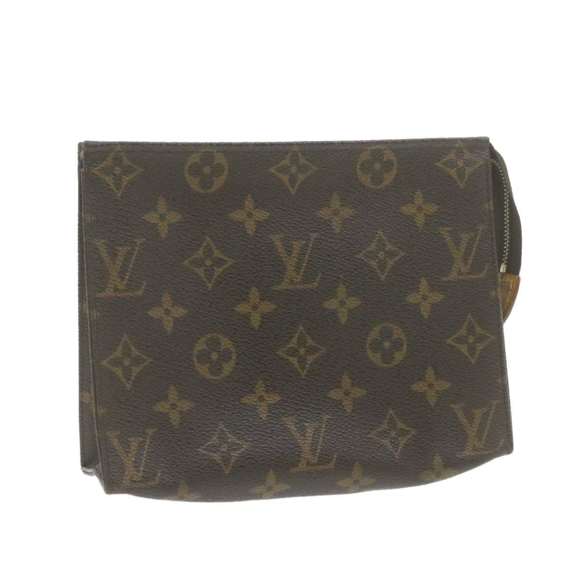 Louis Vuitton LOUIS VUITTON Monogram Poche Toilette 19 Pouch AWL1053