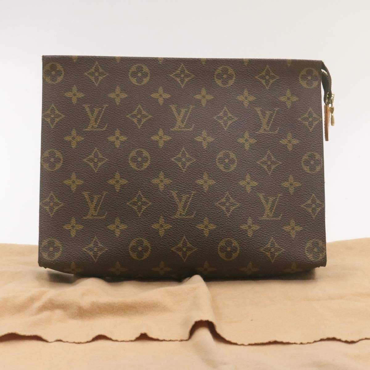 Louis Vuitton LOUIS VUITTON Monogram Poche Toilette 26 Pouch 8909AN