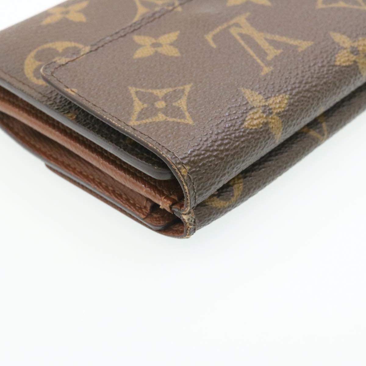 Louis Vuitton LOUIS VUITTON Monogram Porte Monnaie Billets Cartes Crdit Wallet M61652 pt109 - AWL2688