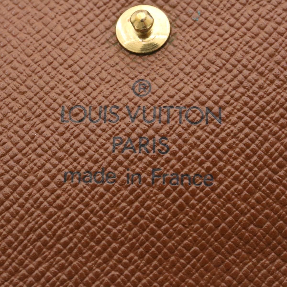 Louis Vuitton LOUIS VUITTON Monogram Porte Monnaie Billets Cartes Crdit Wallet M61652 pt109 - AWL2688