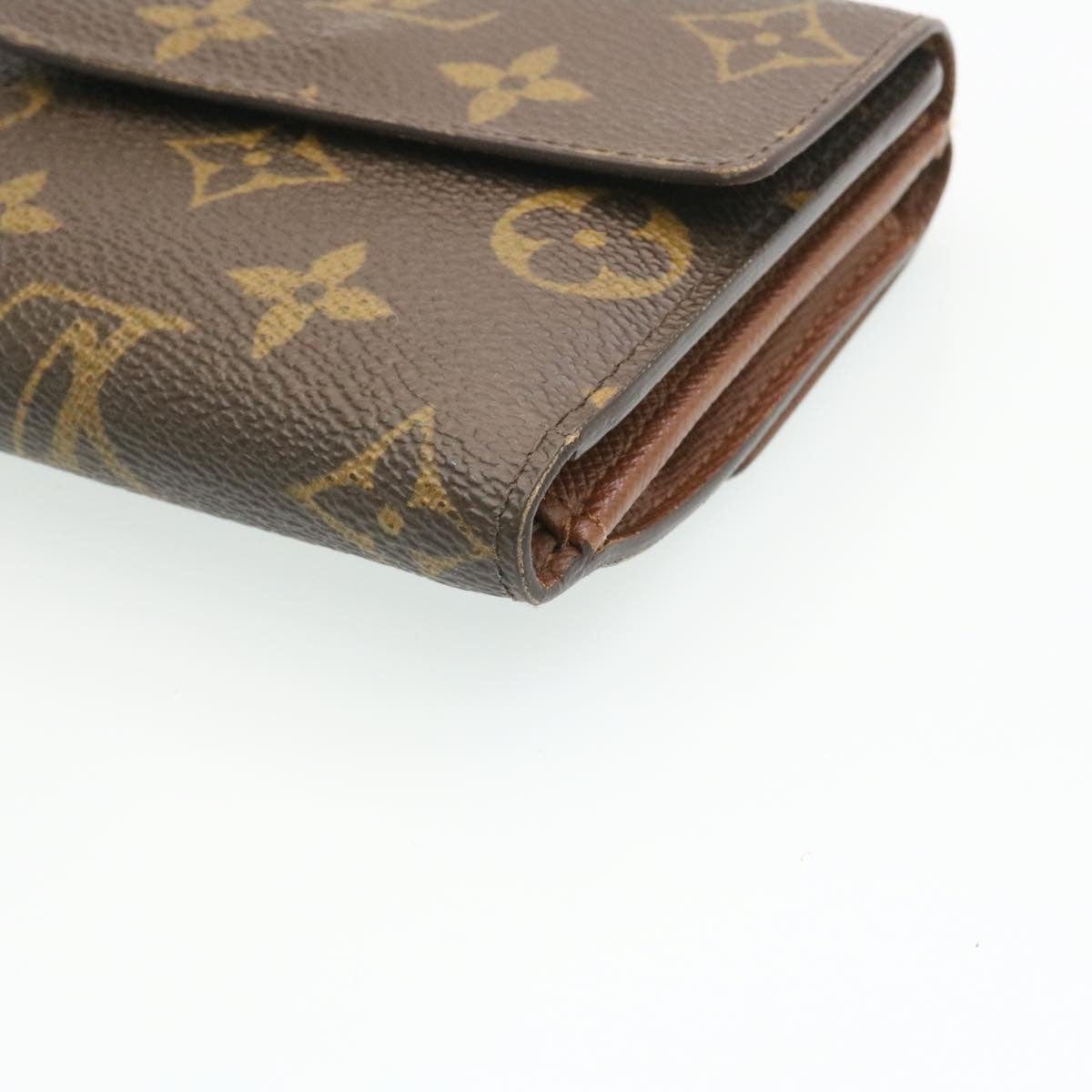 Louis Vuitton LOUIS VUITTON Monogram Porte Monnaie Billets Cartes Crdit Wallet M61652 pt109 - AWL2688