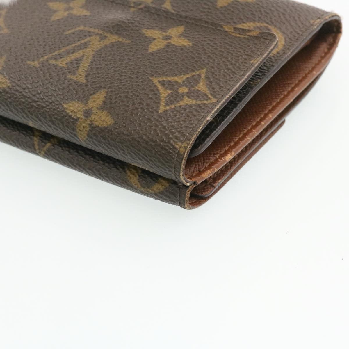 Louis Vuitton LOUIS VUITTON Monogram Porte Monnaie Billets Cartes Crdit Wallet M61652 pt109 - AWL2688