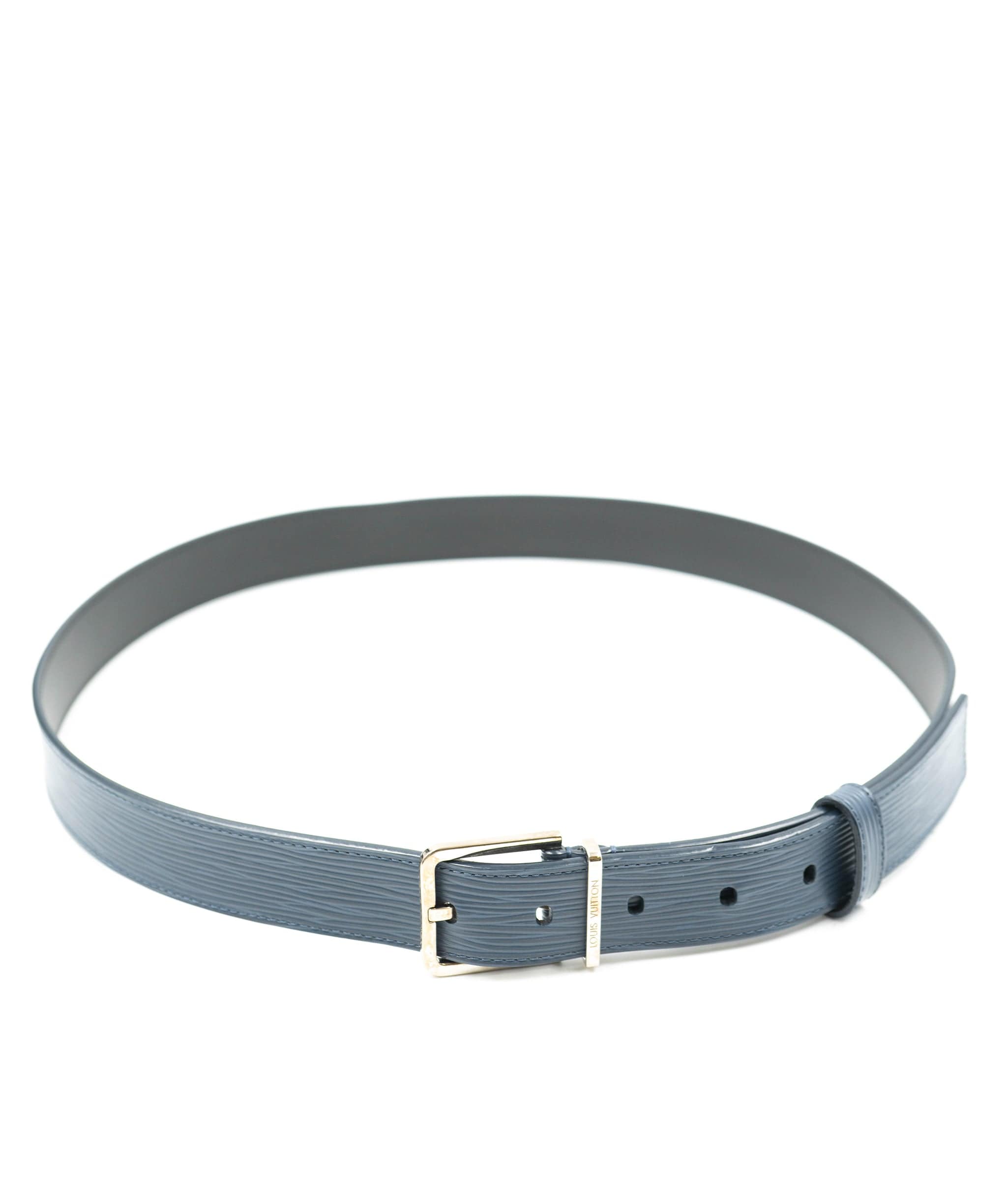 Louis Vuitton Louis Vuitton Navy Epi Leather Belt PHW - AGL1539