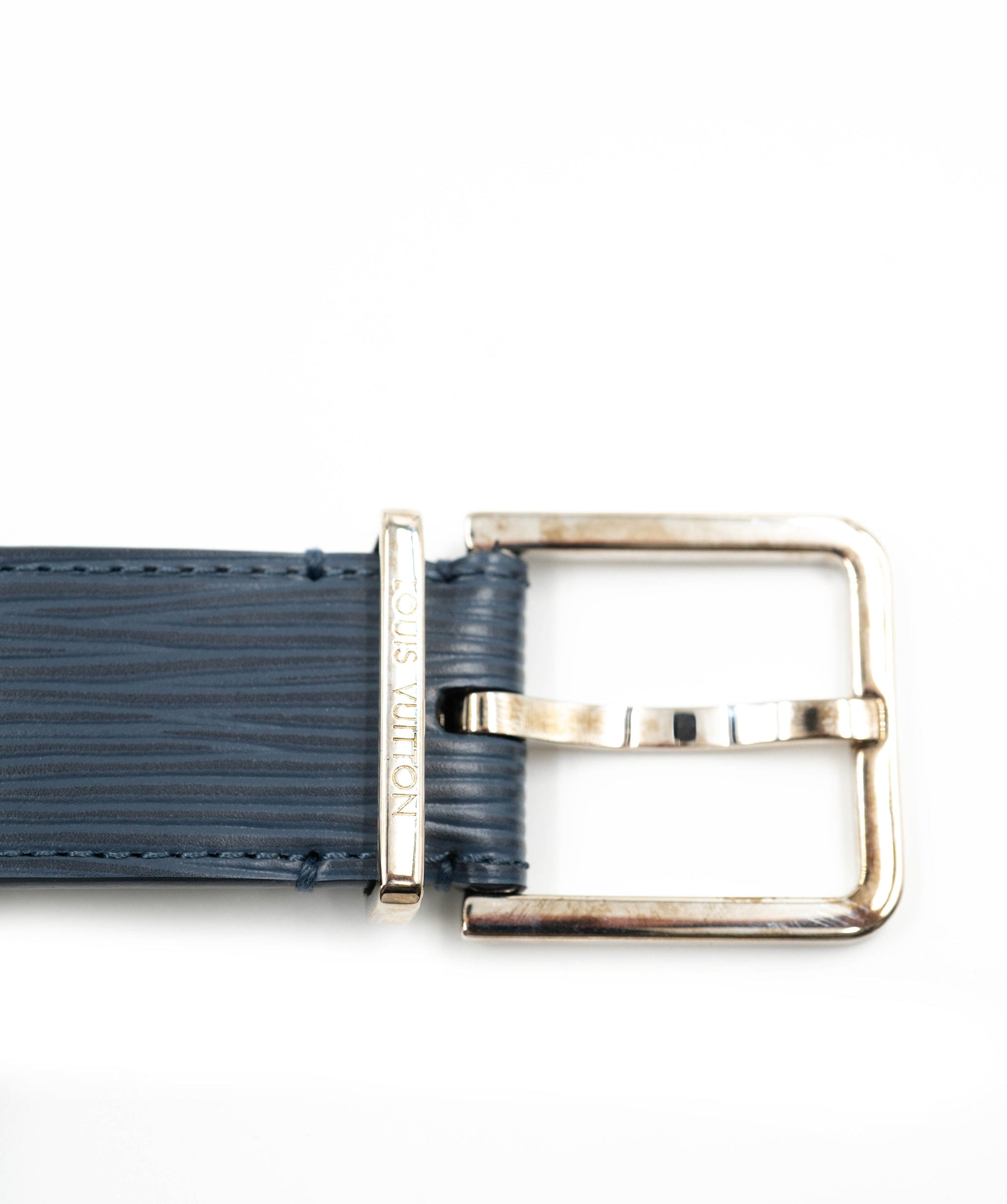 Louis Vuitton Louis Vuitton Navy Epi Leather Belt PHW - AGL1539