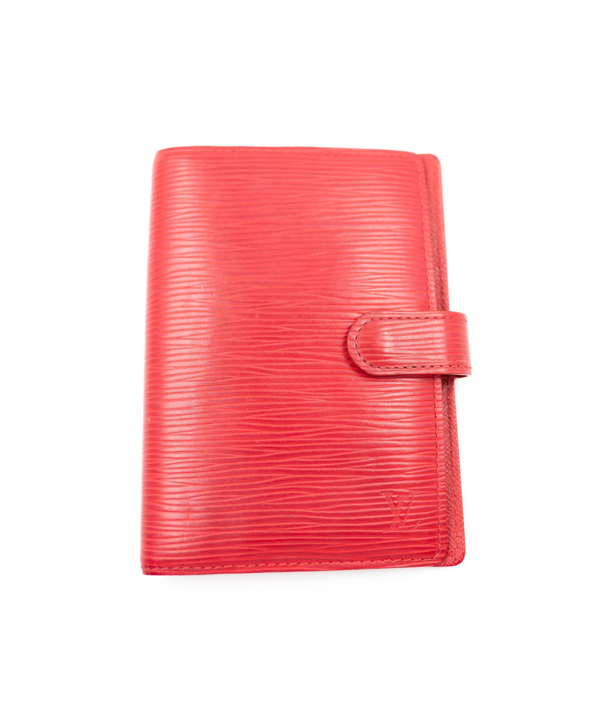 Louis Vuitton Louis Vuitton Red Epi Leather Agenda Diary  AGL2309