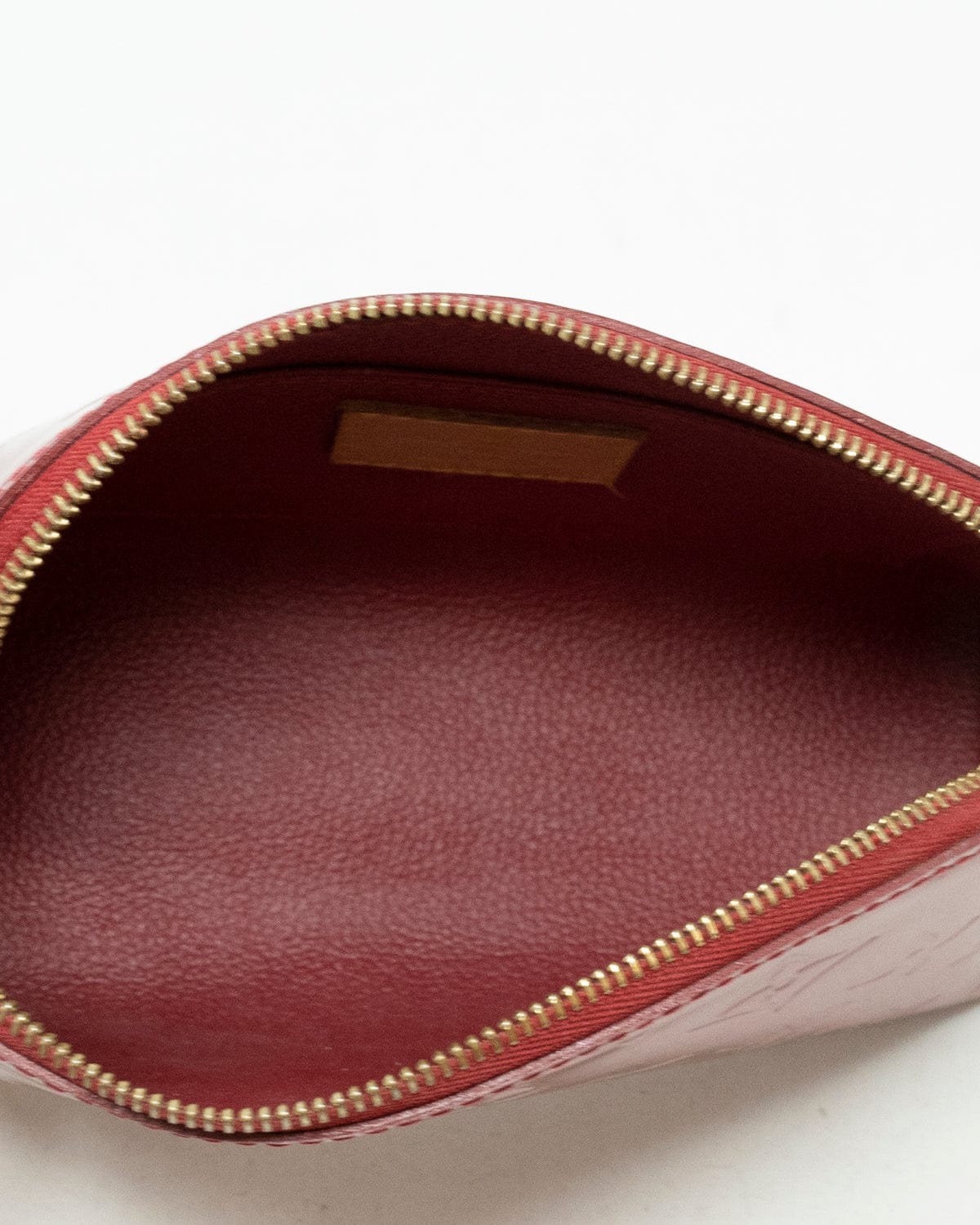 Louis Vuitton Louis Vuitton Red Vernis Leather Pouch  - AGL1878