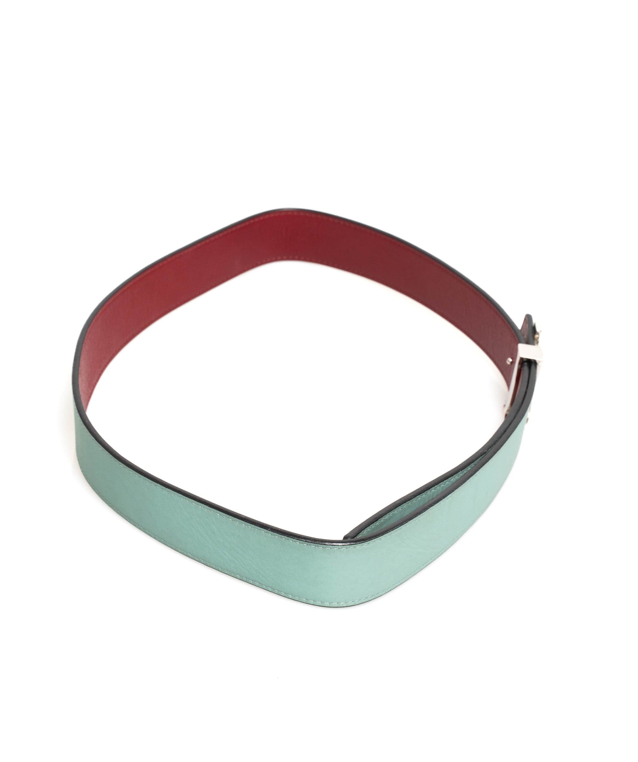 Louis Vuitton Louis Vuitton Reversible Red & Turquoise Belt  - ASL1625