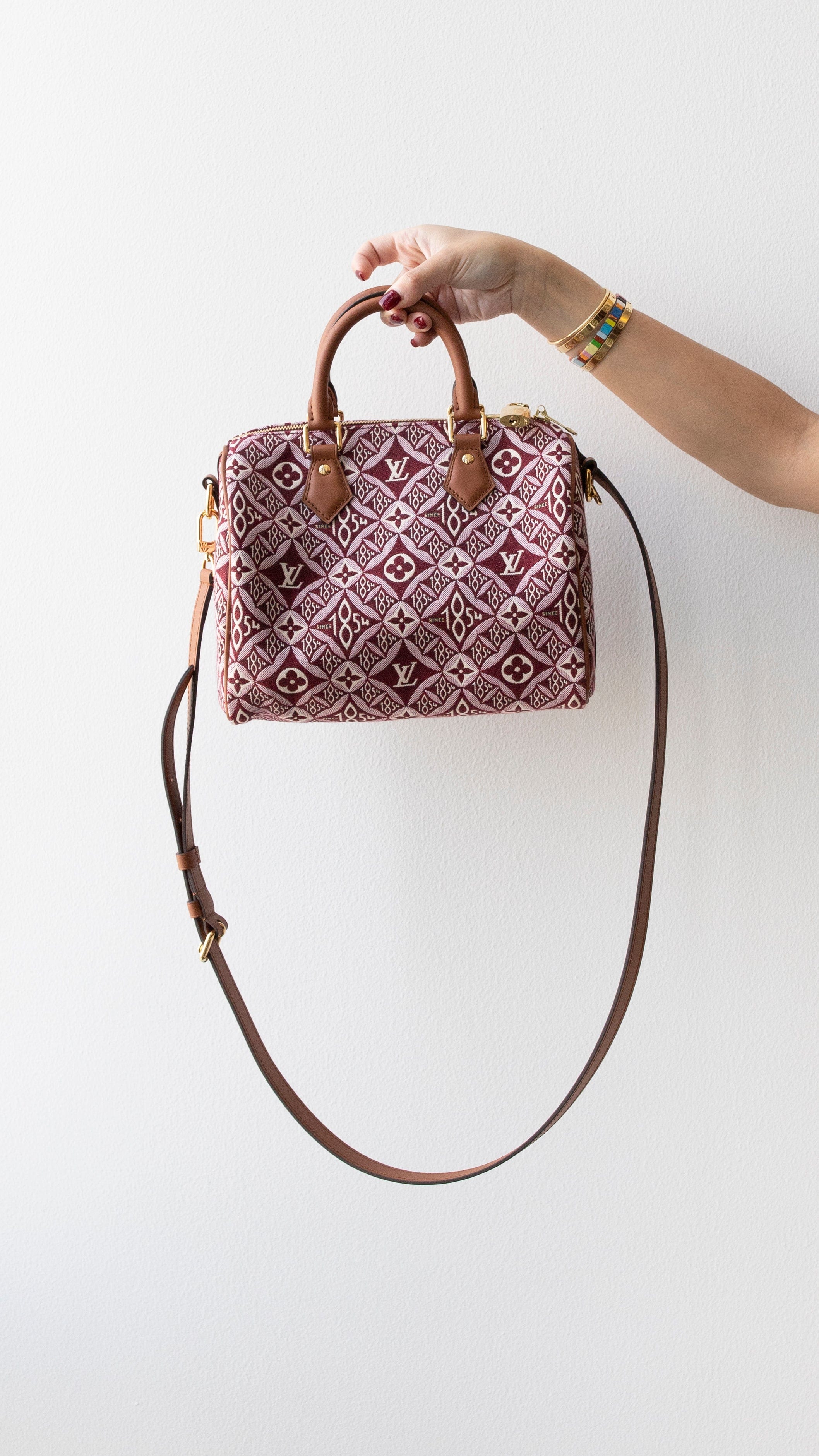 Louis Vuitton Louis Vuitton 1854 Jacquard Speedy 25 -  RJL1448