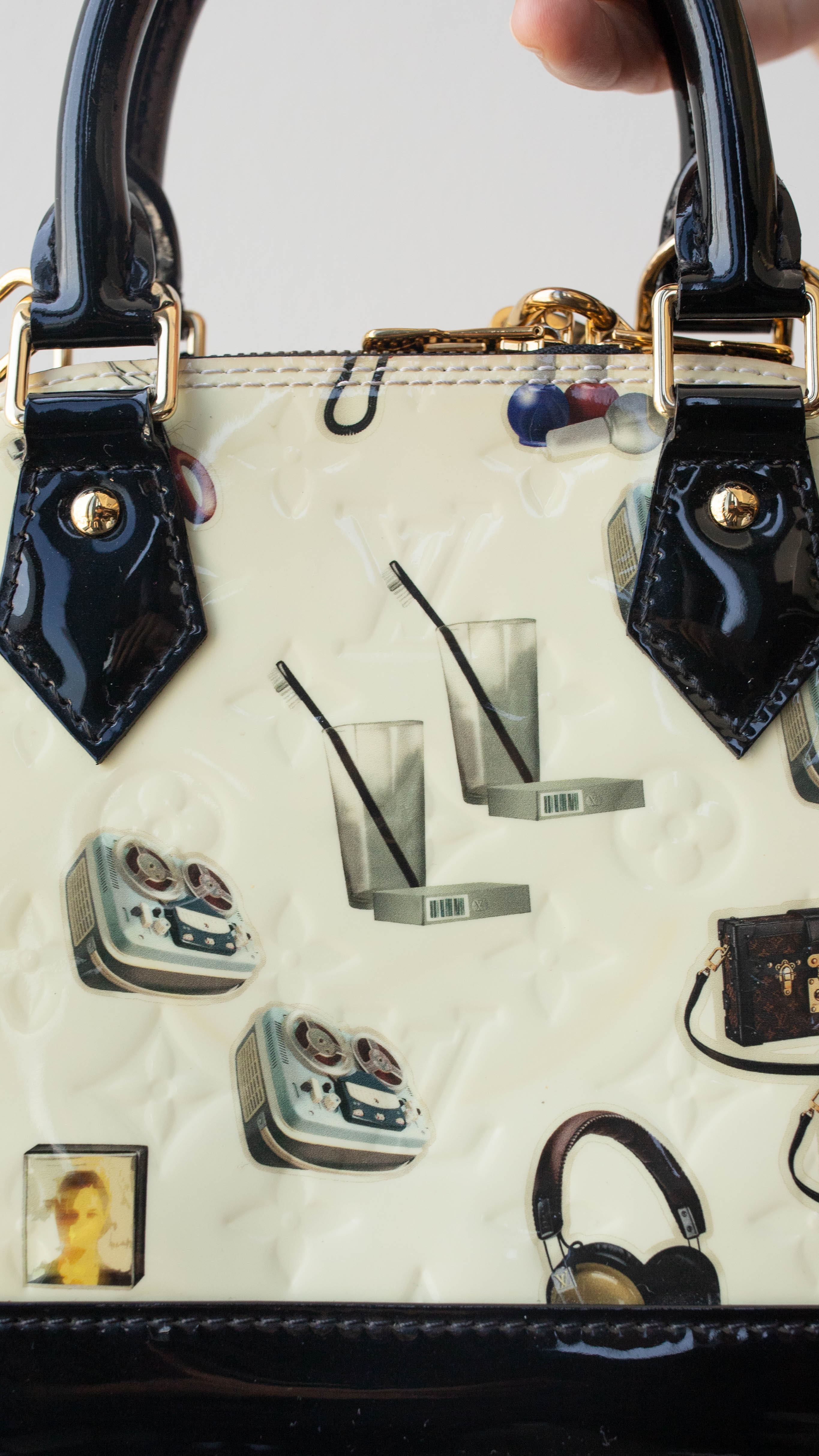 Louis Vuitton Louis Vuitton Alma "Sticker Animation" handbag by Nicolas Ghesquière