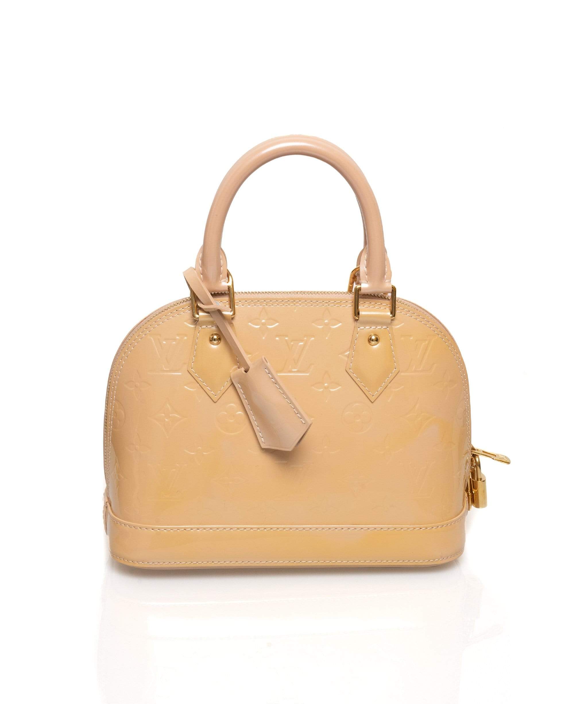 Louis Vuitton Louis Vuitton Beige Vernis Alma BB  Bag - AWL1634